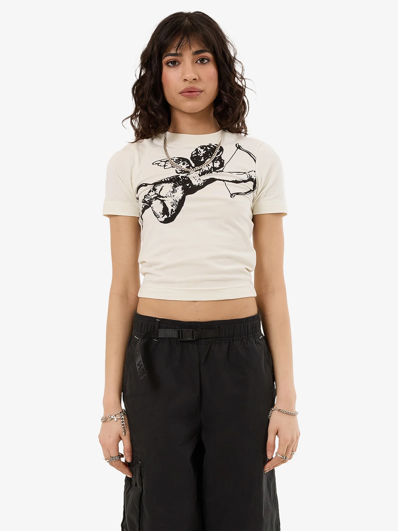 Cherub Slim Fit Tee - Bone