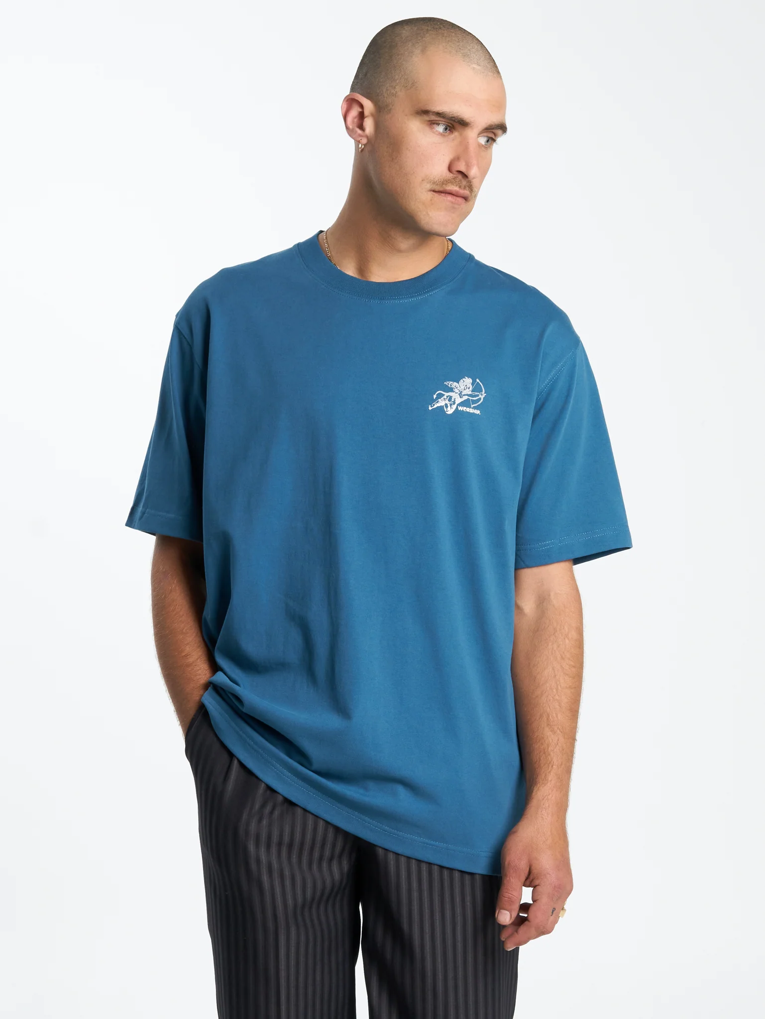 Cherub Tee - Moroccan Blue