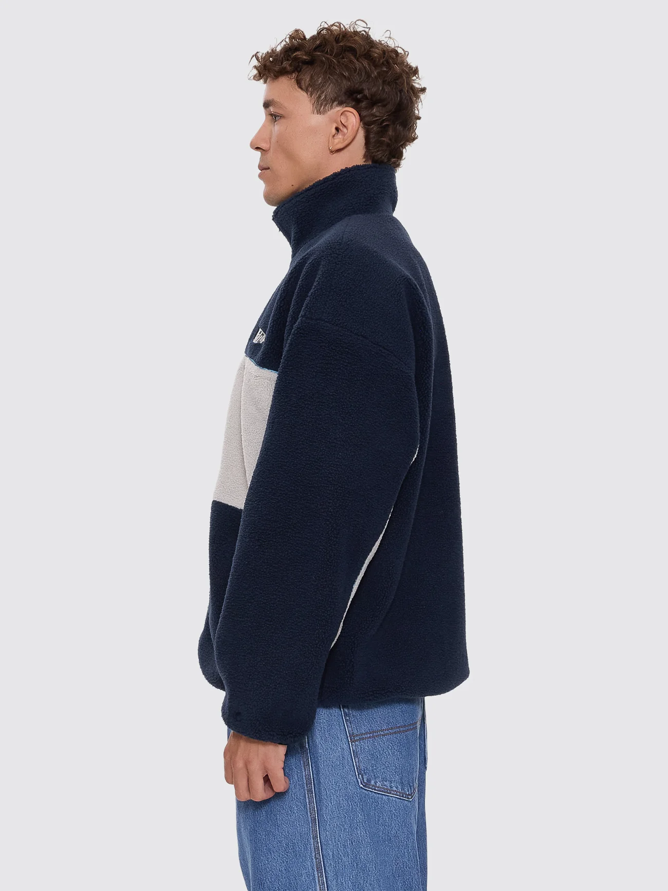 Clipper Sherpa Jacket - Blue - Image 5