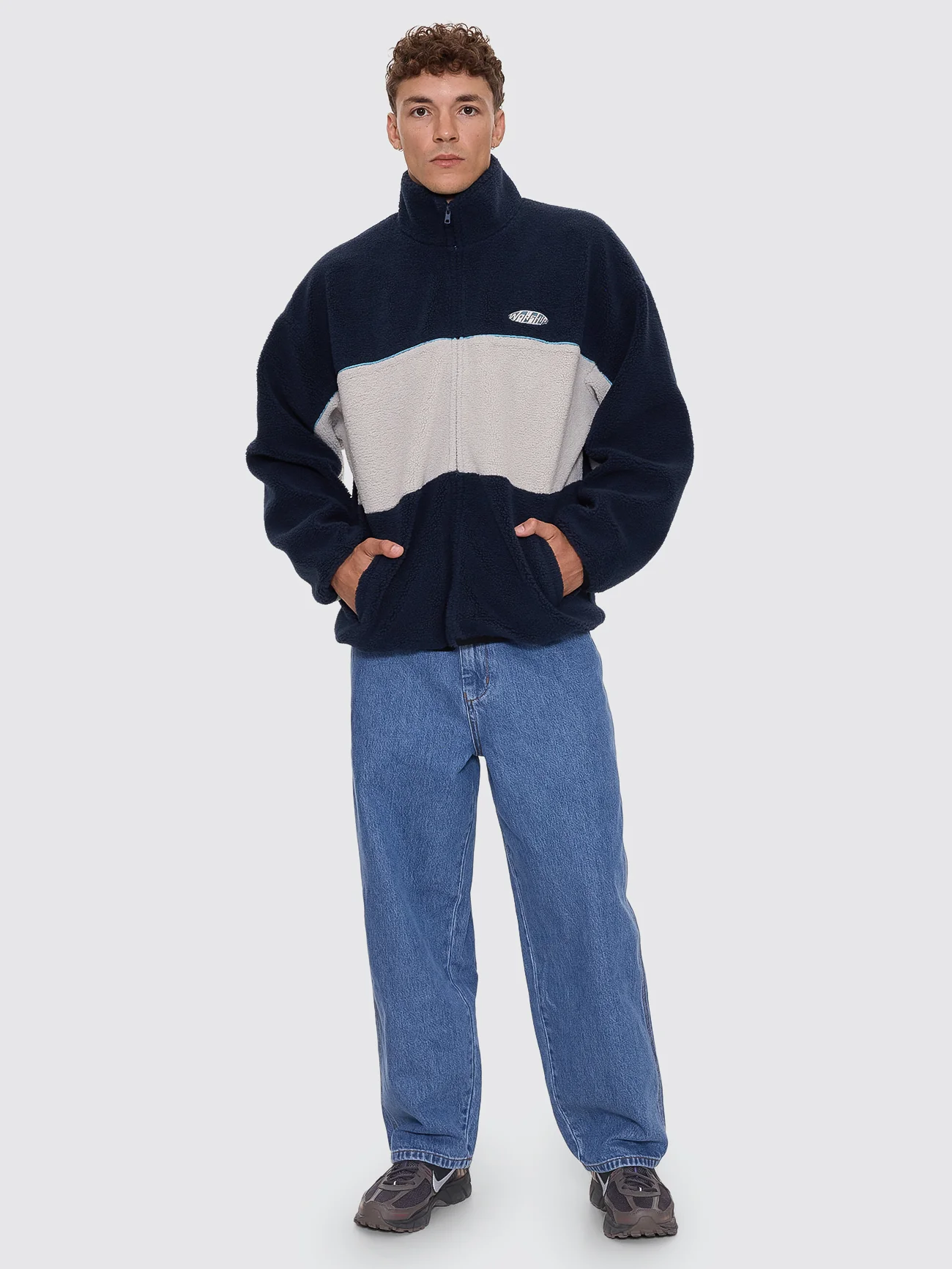Clipper Sherpa Jacket - Blue - Image 7