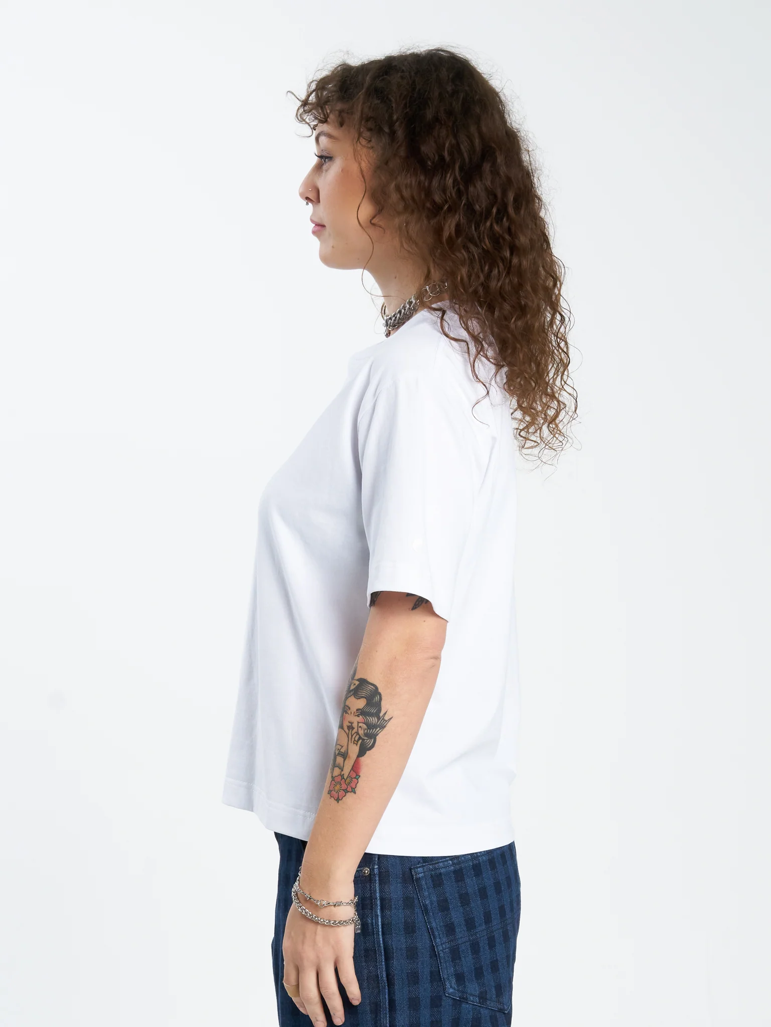 Controlled Burn Regular Fit Tee - White - Image 3