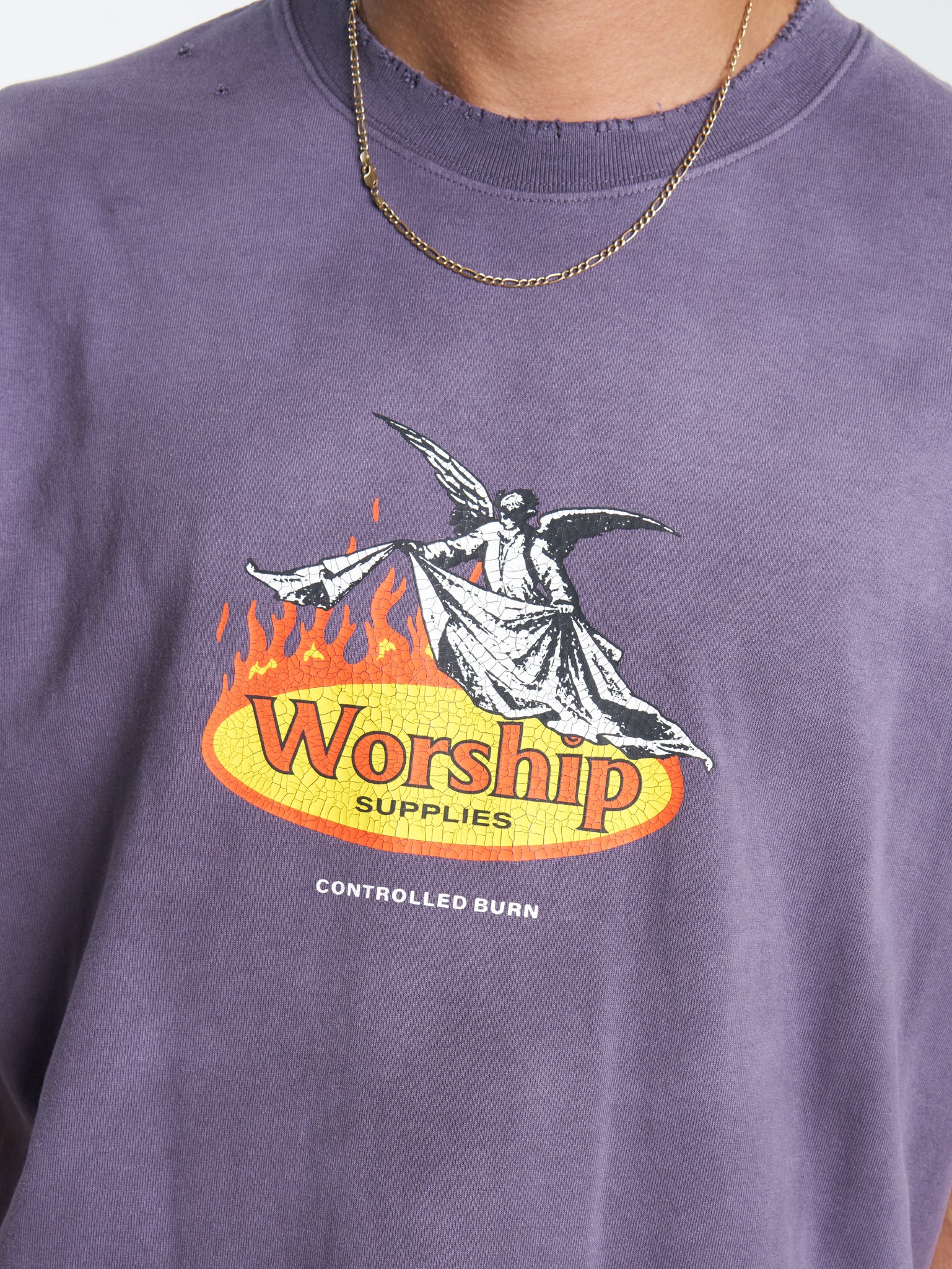 Controlled Burn Tee - Greystone - Image 2
