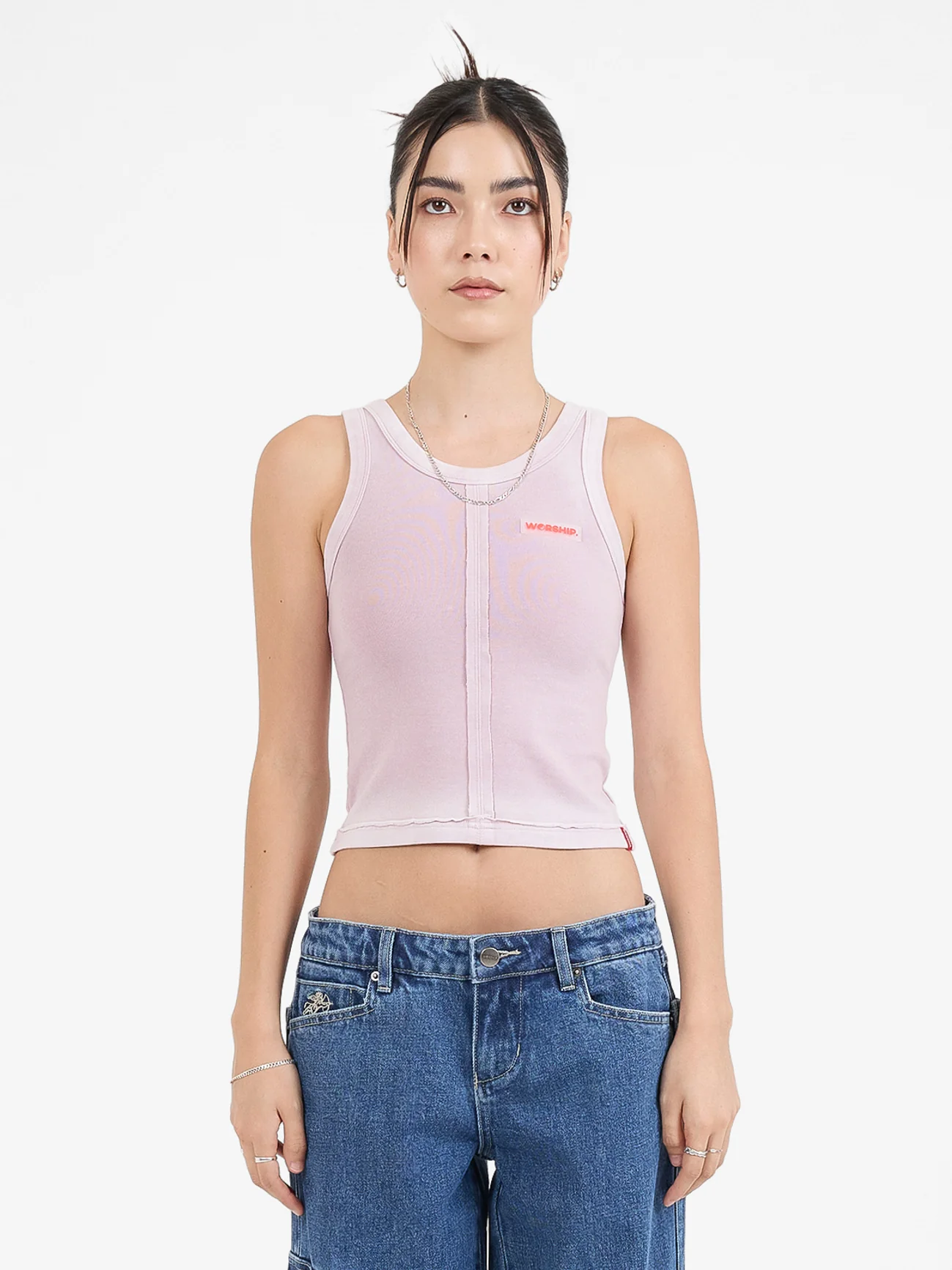 Core Divided Sport Tank - Lilac Fade