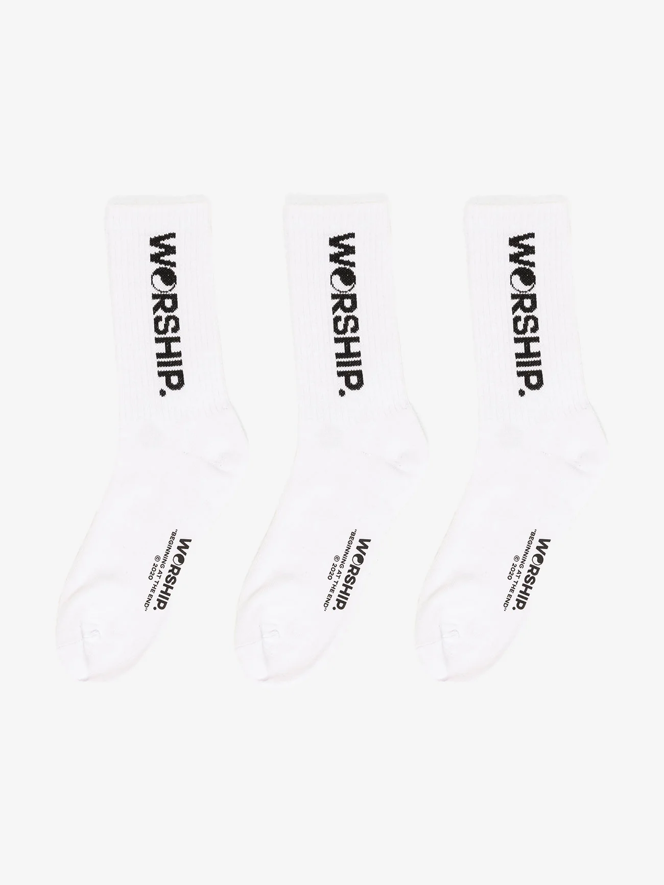 Core Socks 3 Pack - White