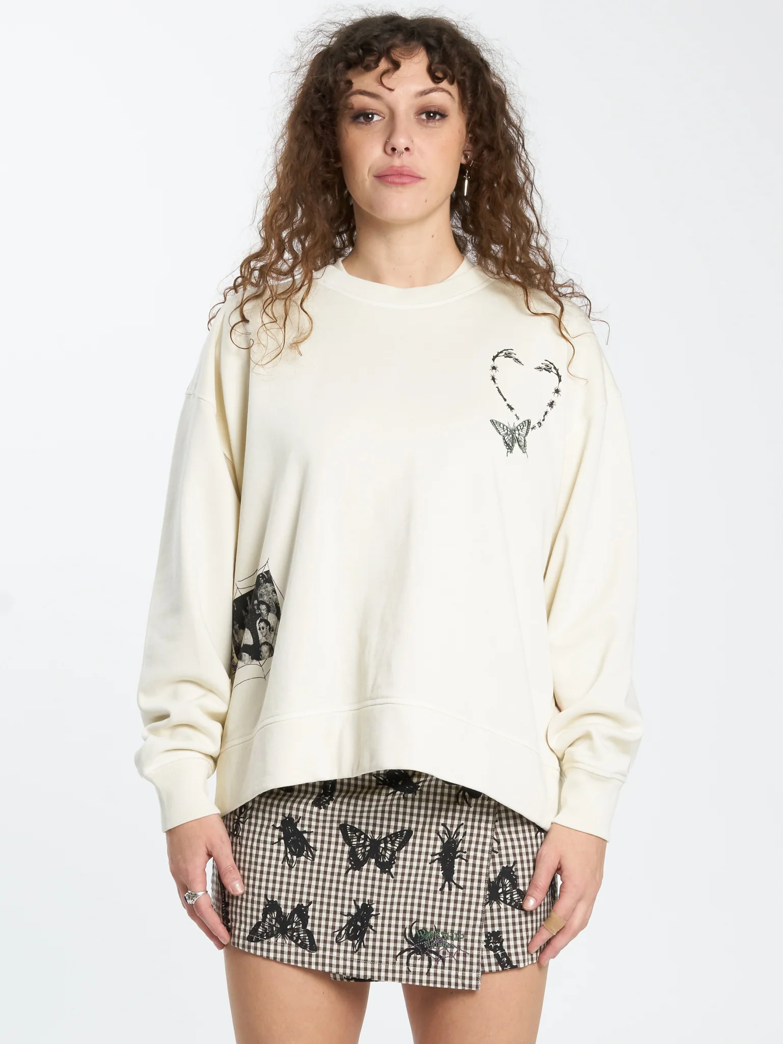 Creatures Box Fit Crew - Bone