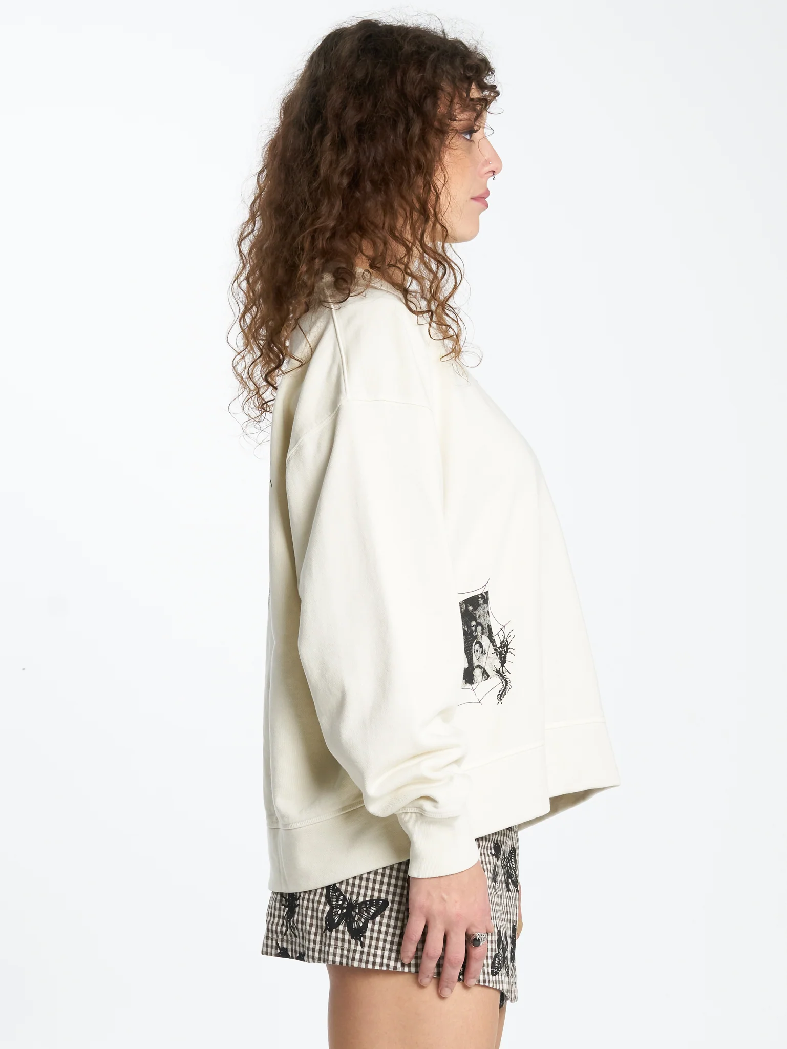 Creatures Box Fit Crew - Bone - Image 4