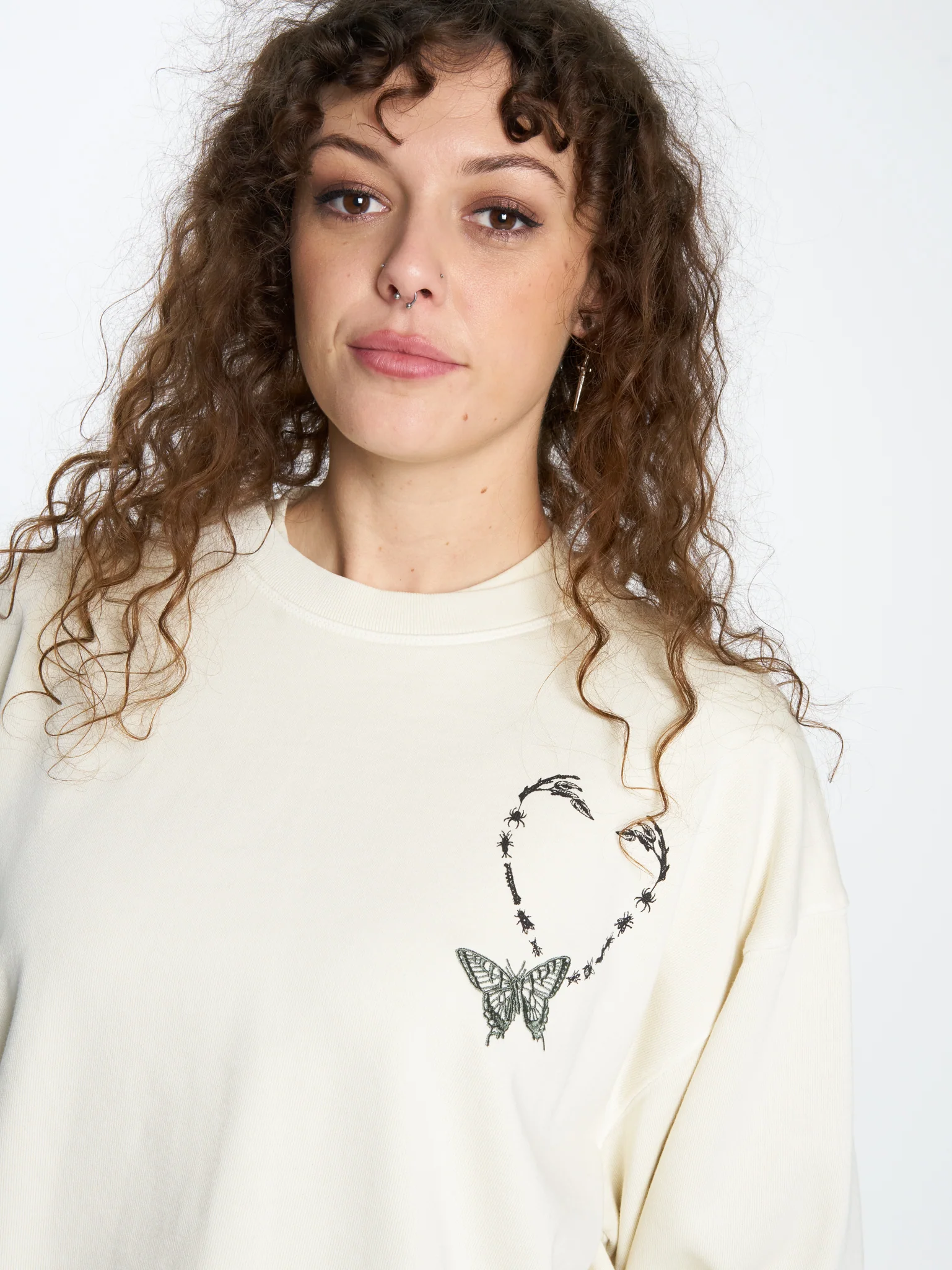 Creatures Box Fit Crew - Bone - Image 5