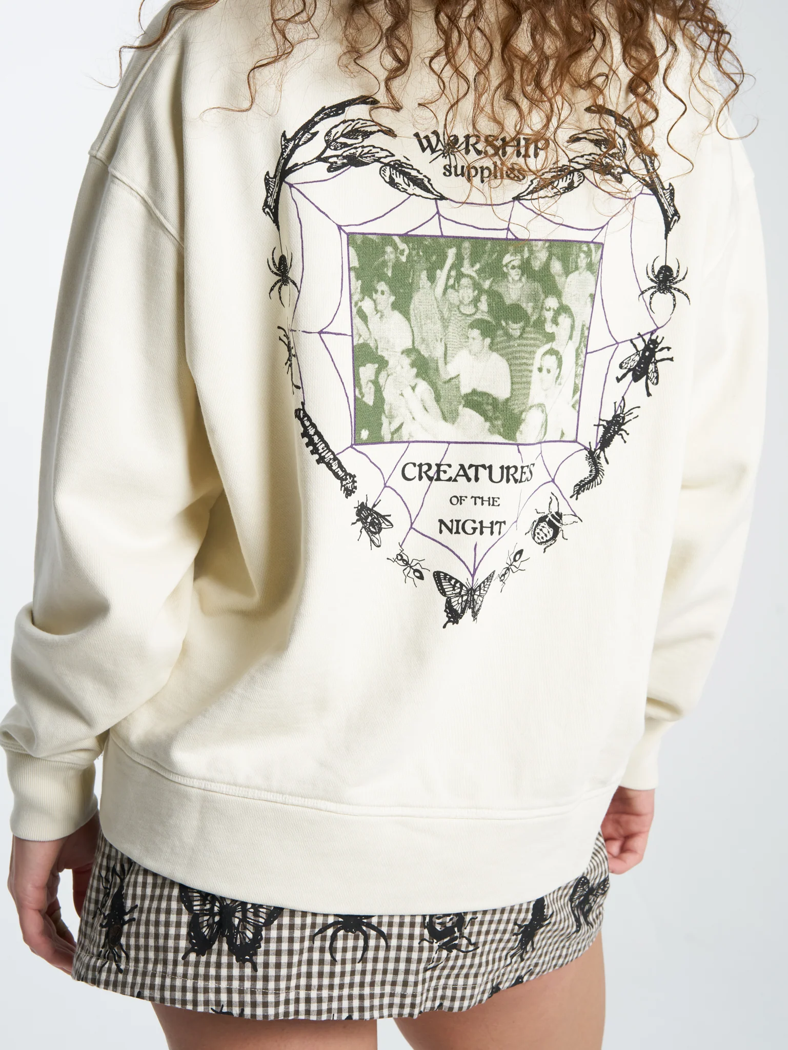 Creatures Box Fit Crew - Bone - Image 6