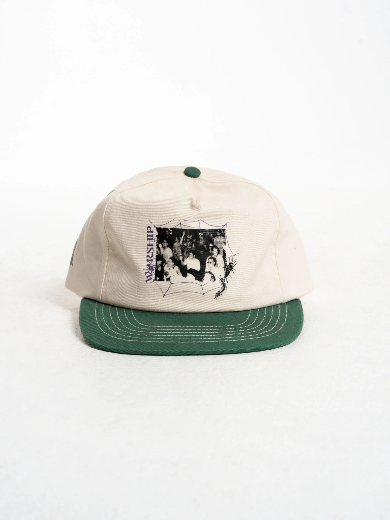 Creatures Five Panel Hat - White