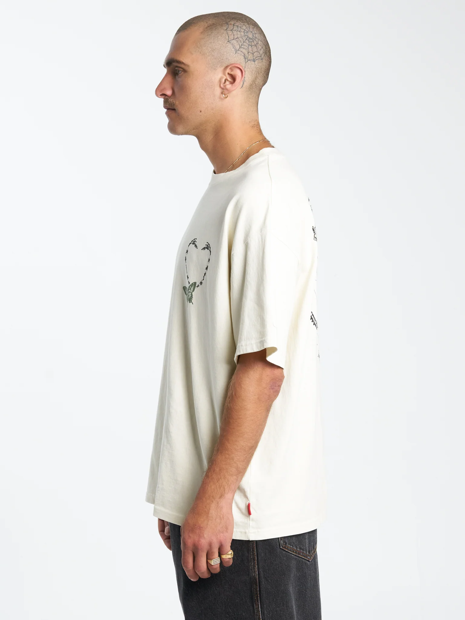 Creatures Oversize Tee - Bone - Image 3
