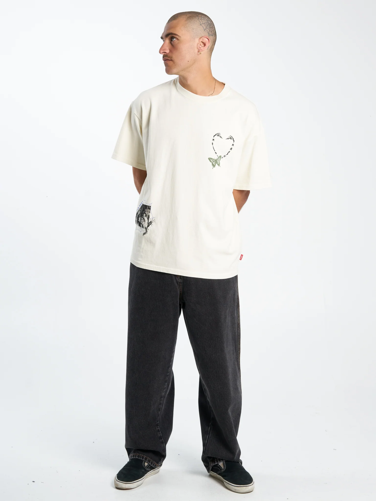 Creatures Oversize Tee - Bone - Image 5