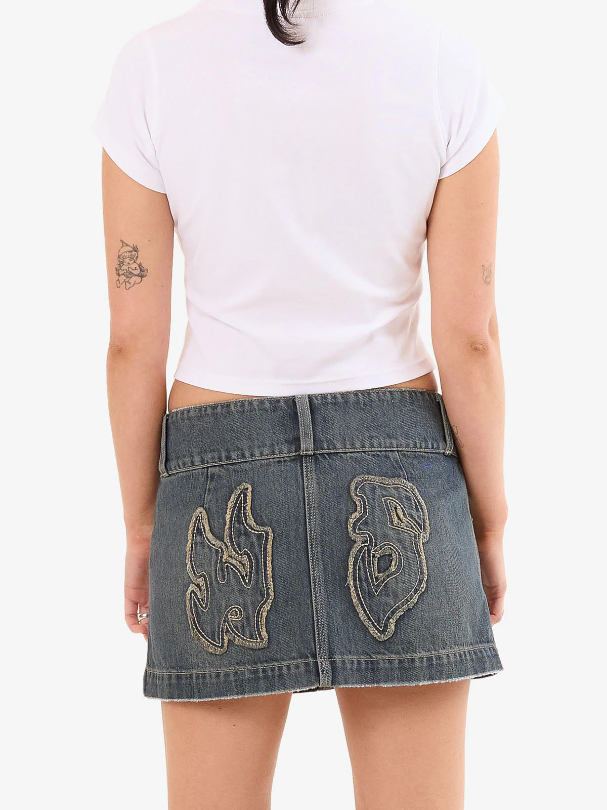 Crux 00's Micro Skirt - Blasted Blue - Image 8