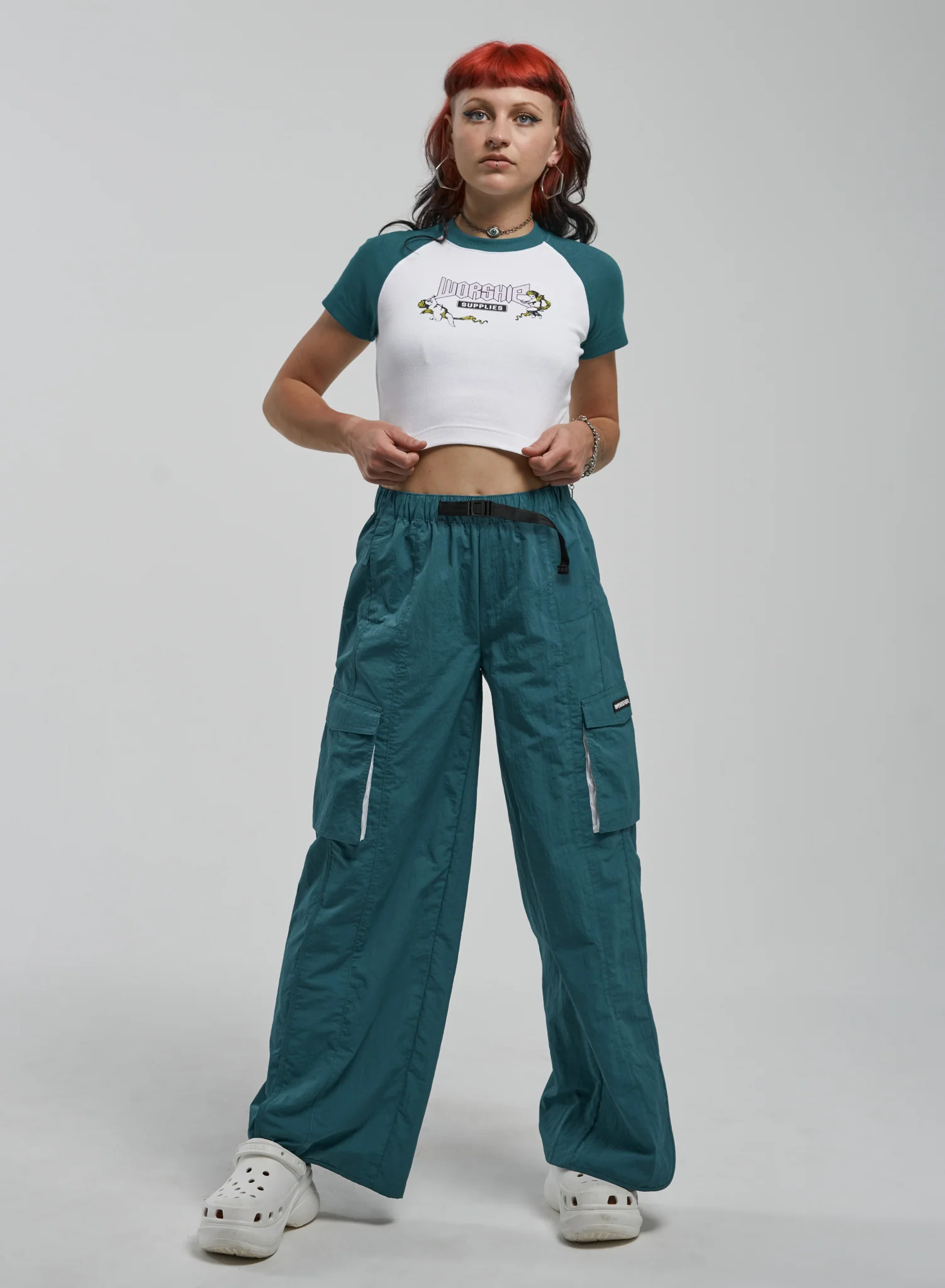 Curiosity Raglan Micro Tee - Deep Lake - Image 3