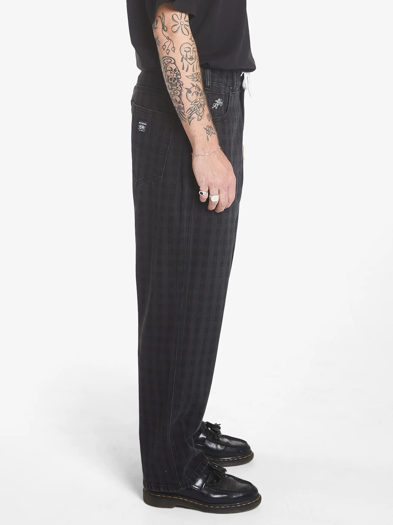 Damnation Big Lounger Jean - Used Black - Image 3