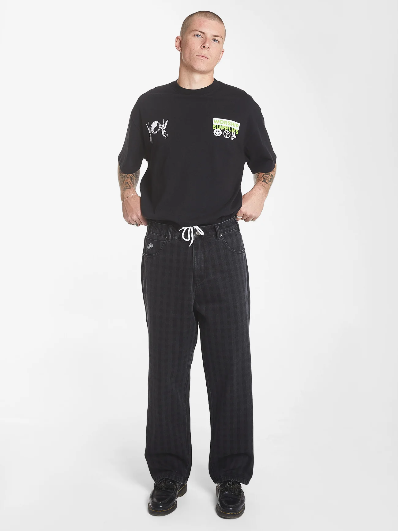 Damnation Big Lounger Jean - Used Black - Image 5