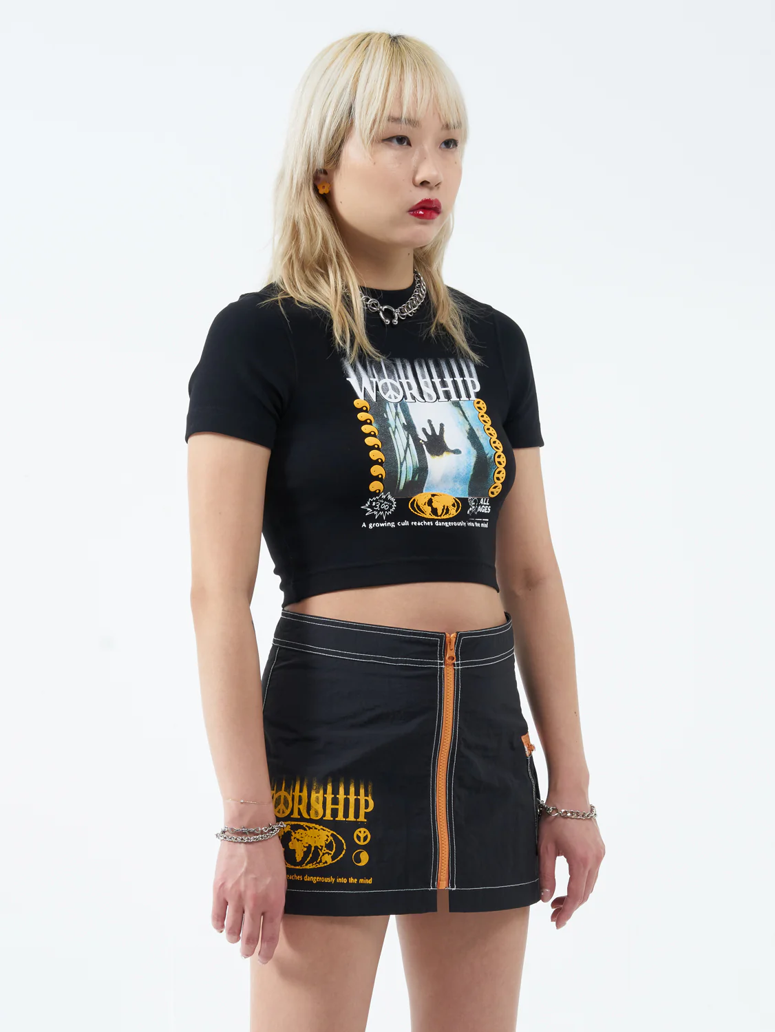 Deep State Micro Tee - Black - Image 7