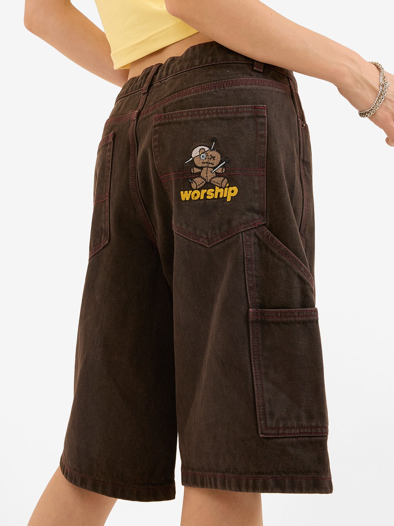 Dejavoodoo Big Baggy Carpenter Short - Broken Mole - Image 7