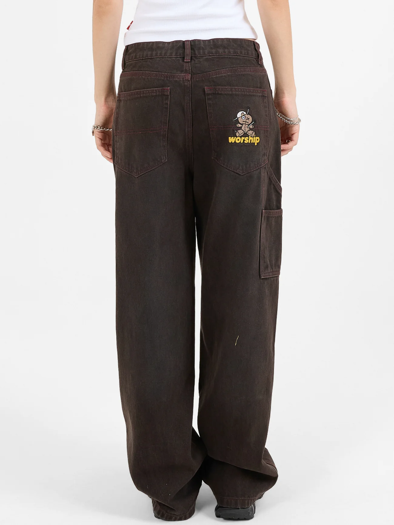 Dejavoodoo Carpenter Big Baggy Jean - Broken Mole - Image 2