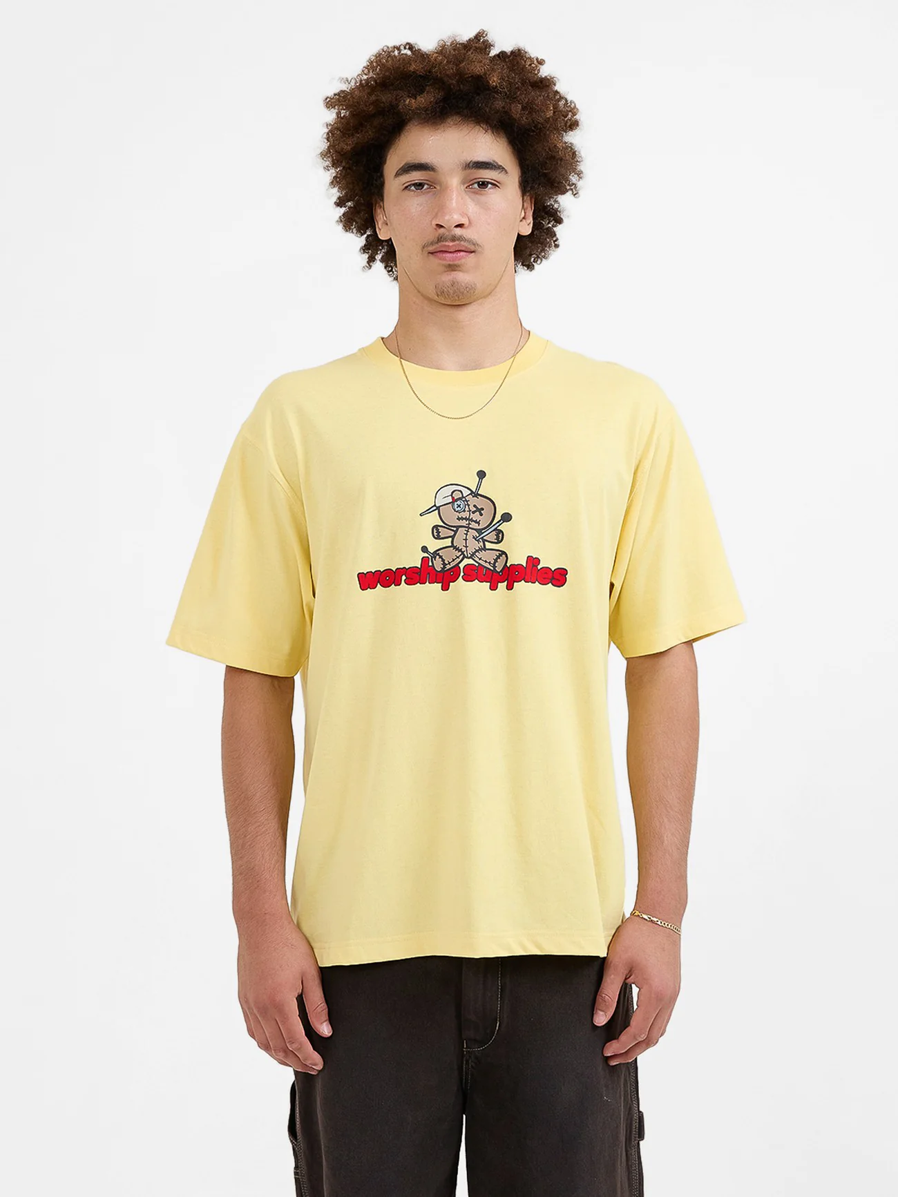 Dejavoodoo Tee - Popcorn Yellow