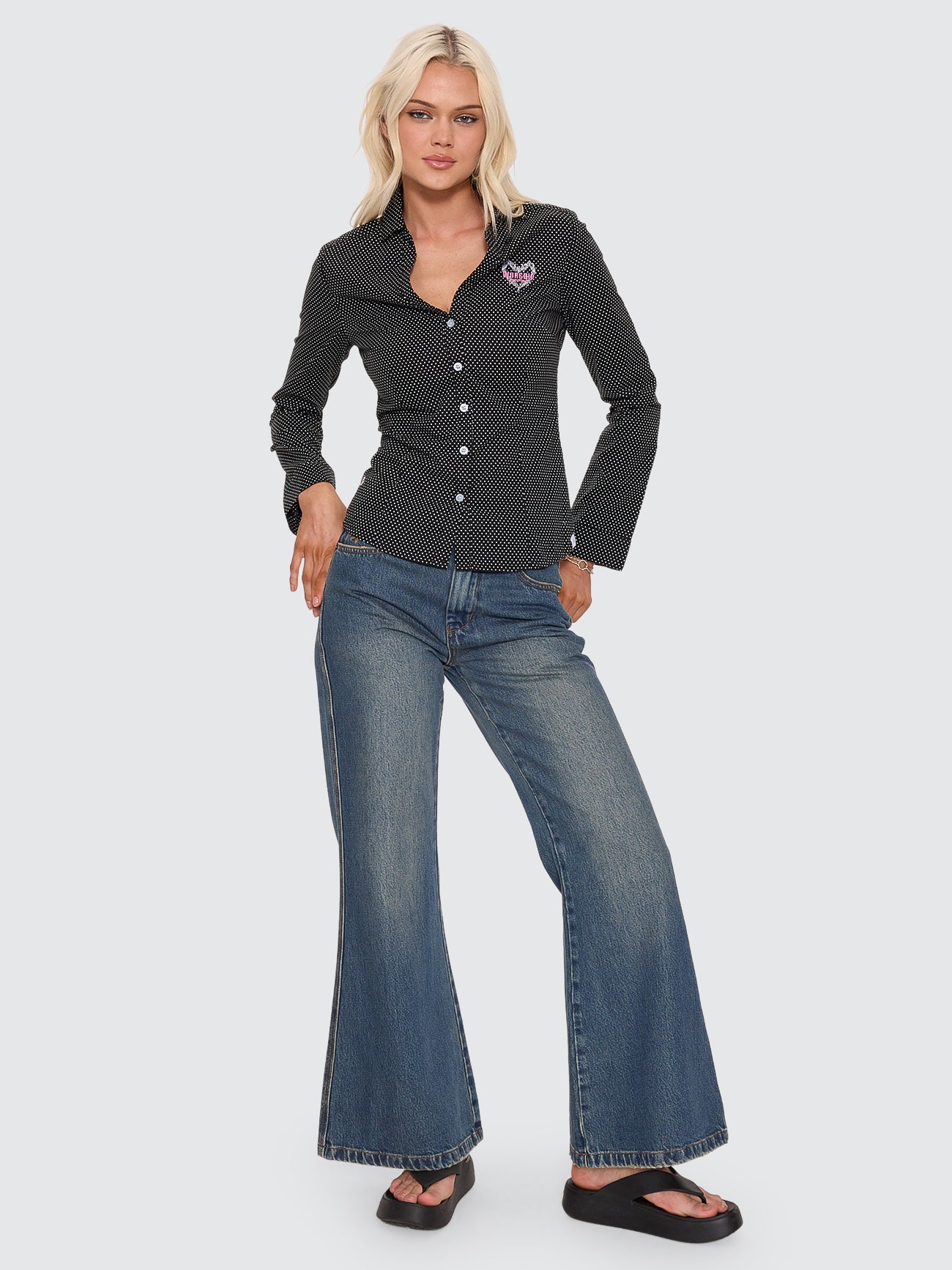Delegate Long Sleeve Fitted Shirt - Black - Image 8