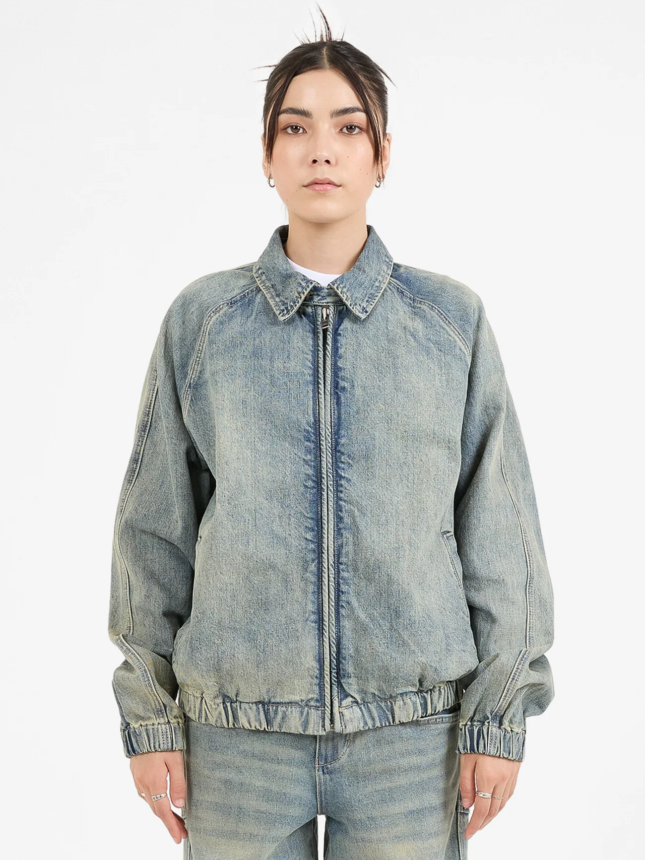Denim Drizzler Jacket - Garbage Grime Blue