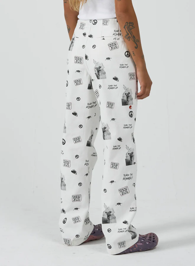 Disorderly Hiatus Pant - White - Image 4