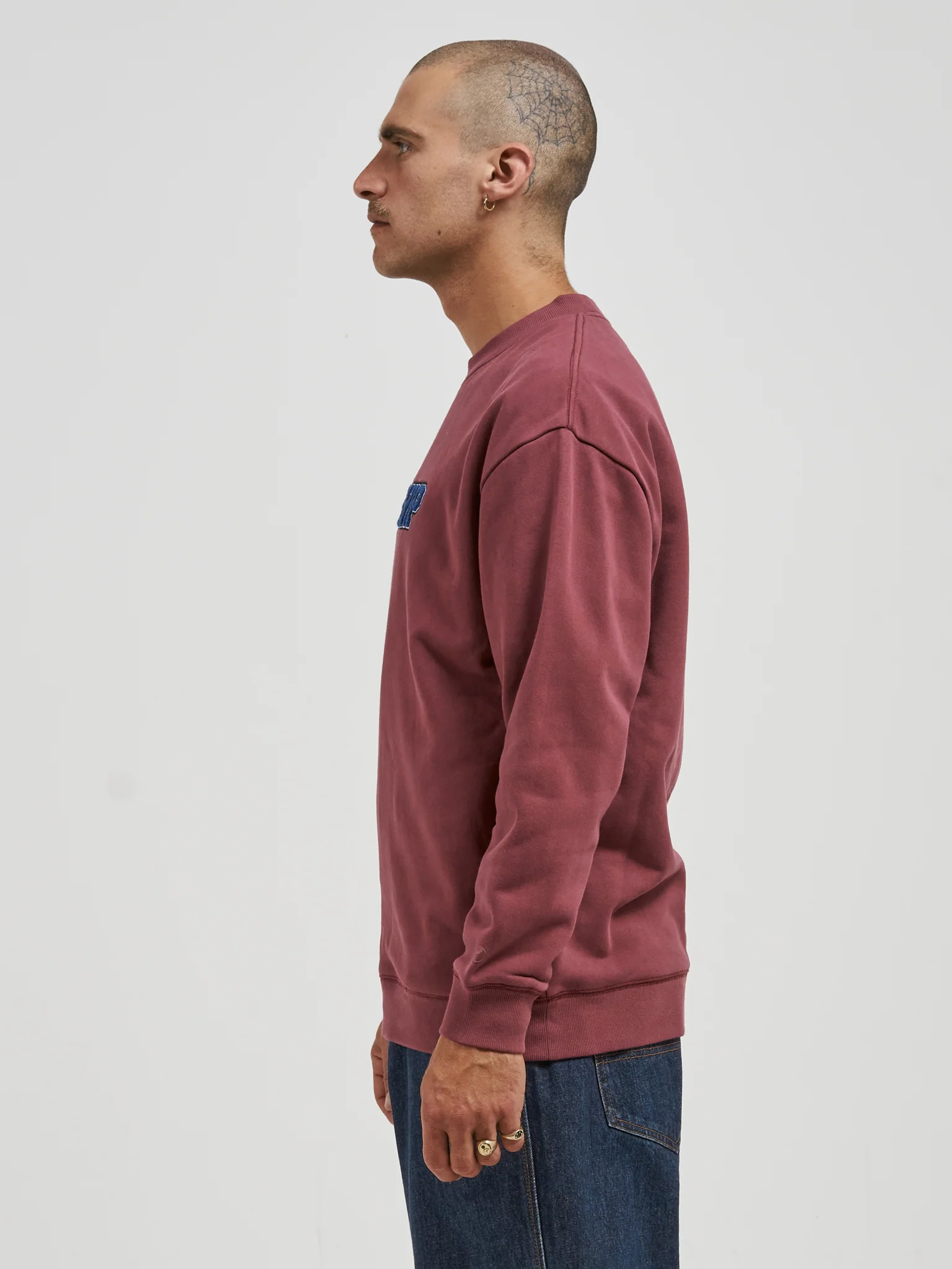 Dog Pound Crew Fleece - Wine - Image 3