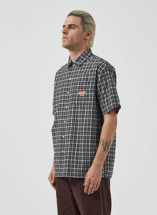 Don't Care Short Sleeve Shirt - Black - Image 2