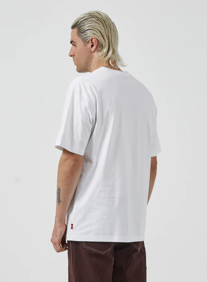 Don't Care Tee - White - Image 3