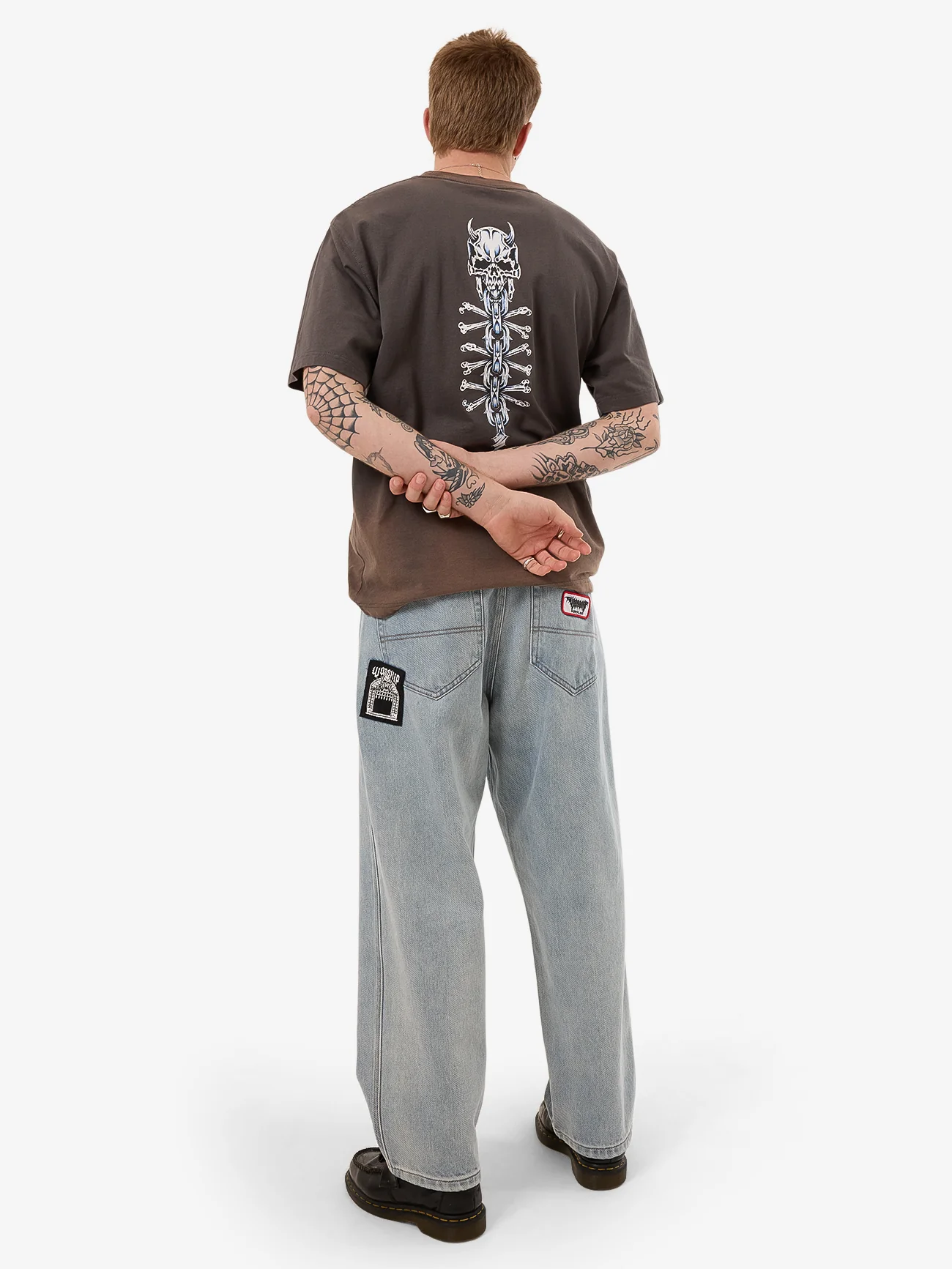 Doom Big Lounger Jean - Bull Denim Blew Dust - Image 6