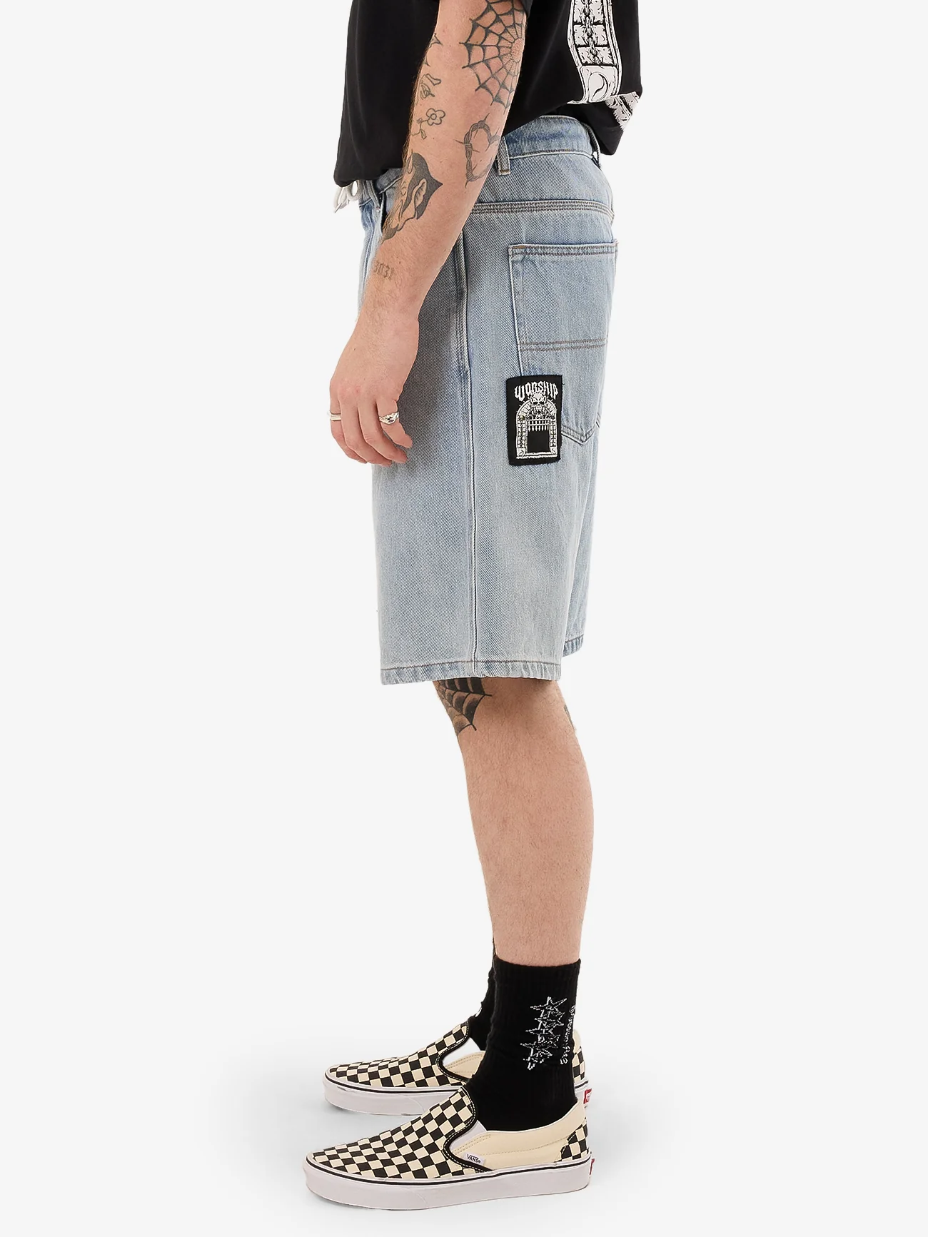 Doom Carpenter Short - Bull Denim Blew Dust - Image 3