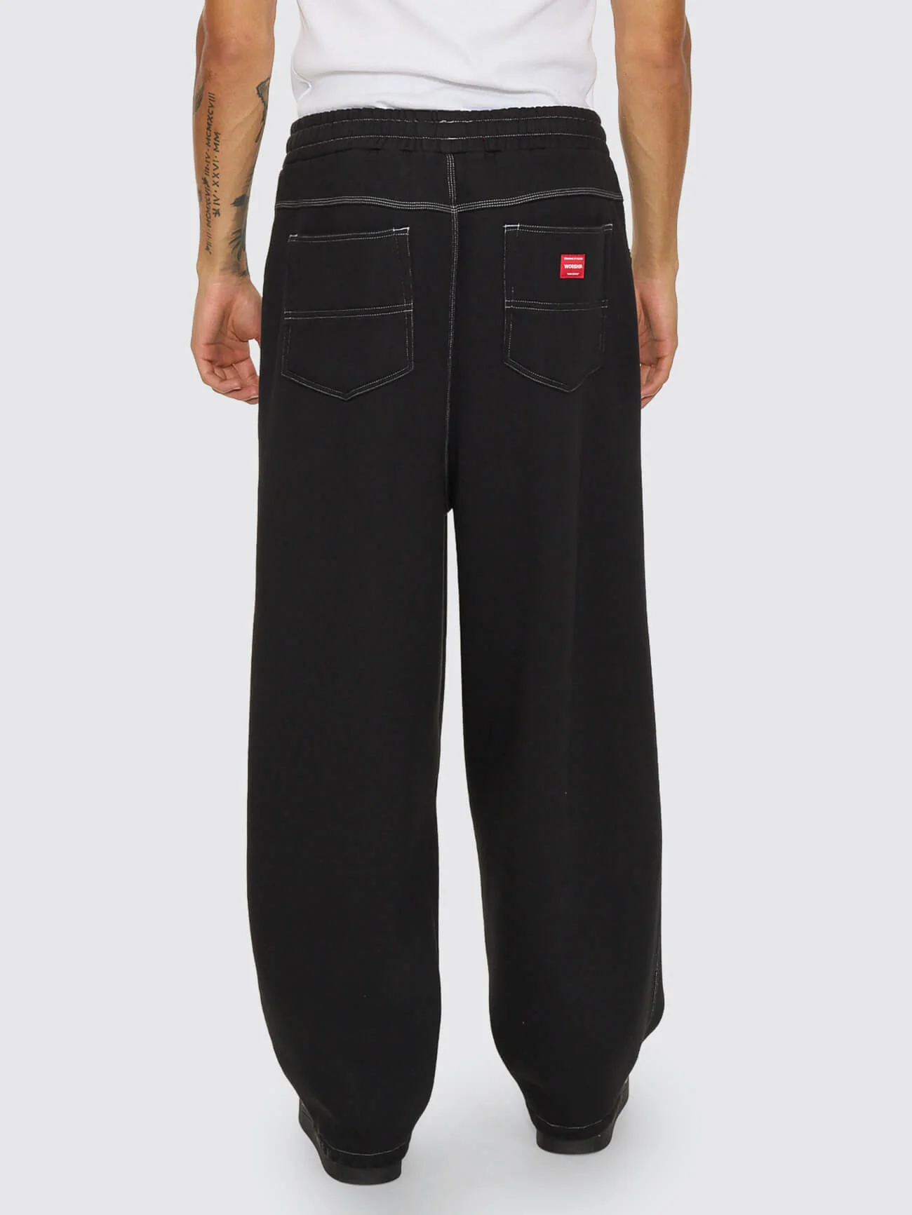 Dozer Elastic Fleece Pant - Black - Image 4