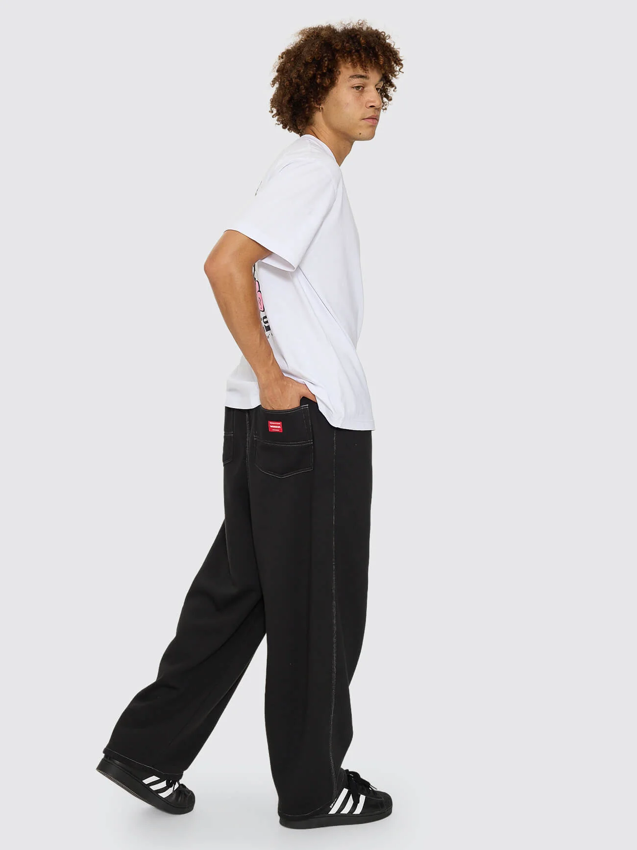 Dozer Elastic Fleece Pant - Black - Image 7