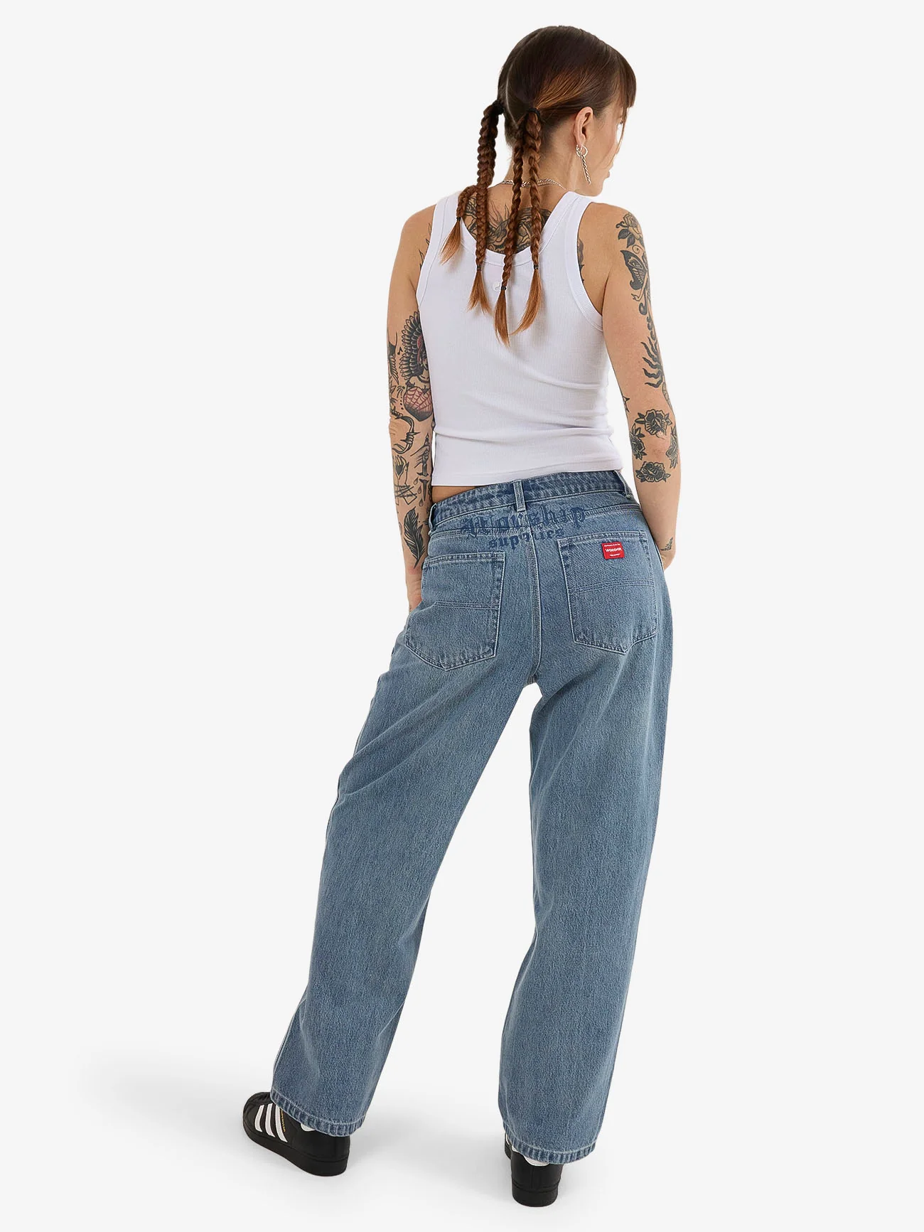 Eat Ur Heart Out Baggy Jean - Dirty Rage Blue - Image 9