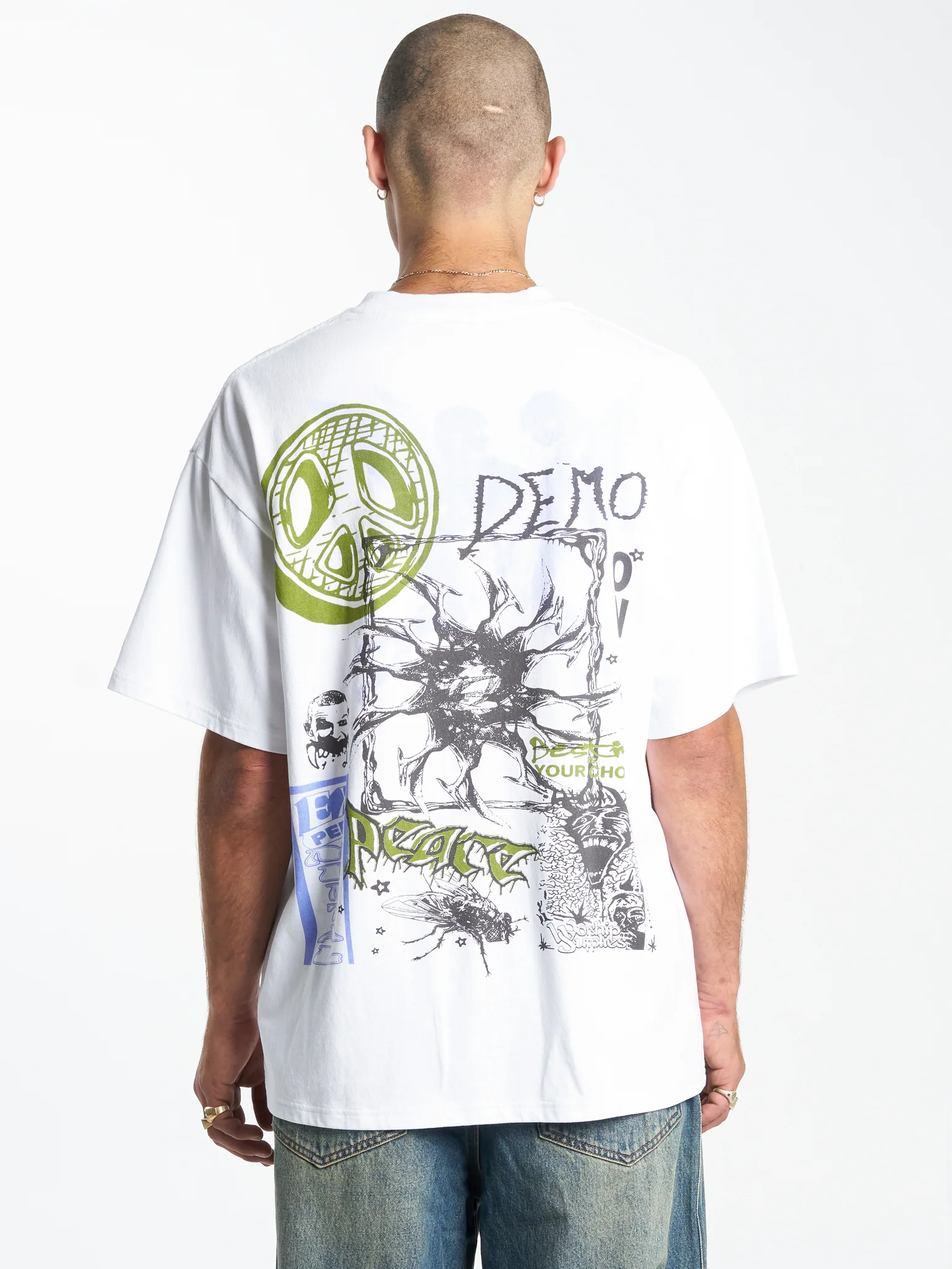 Everything Oversize Tee - White - Image 2