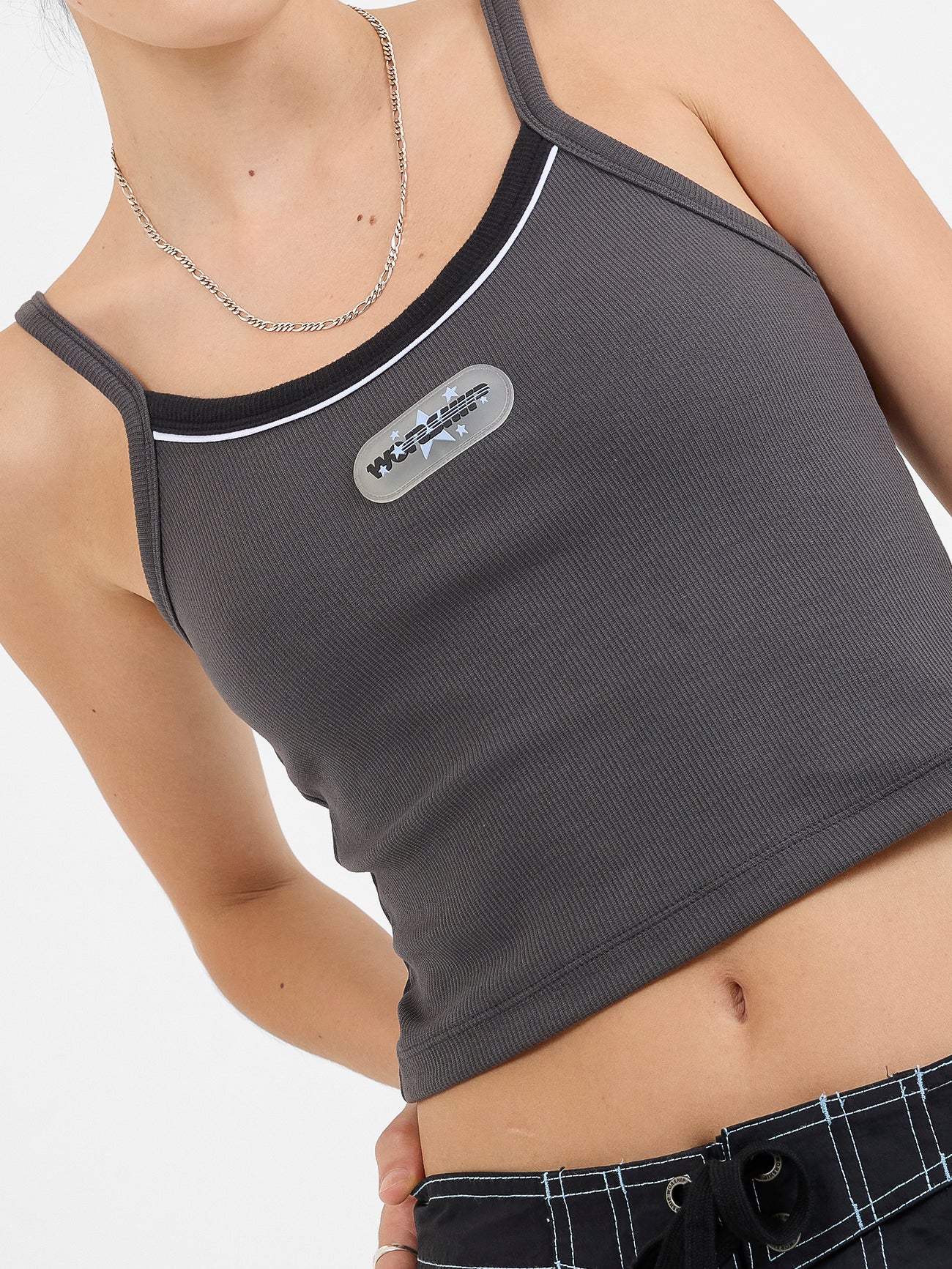 Express Singlet - Worn Black