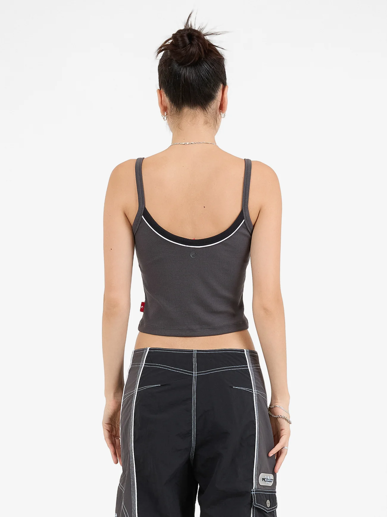 Express Singlet - Worn Black - Image 2