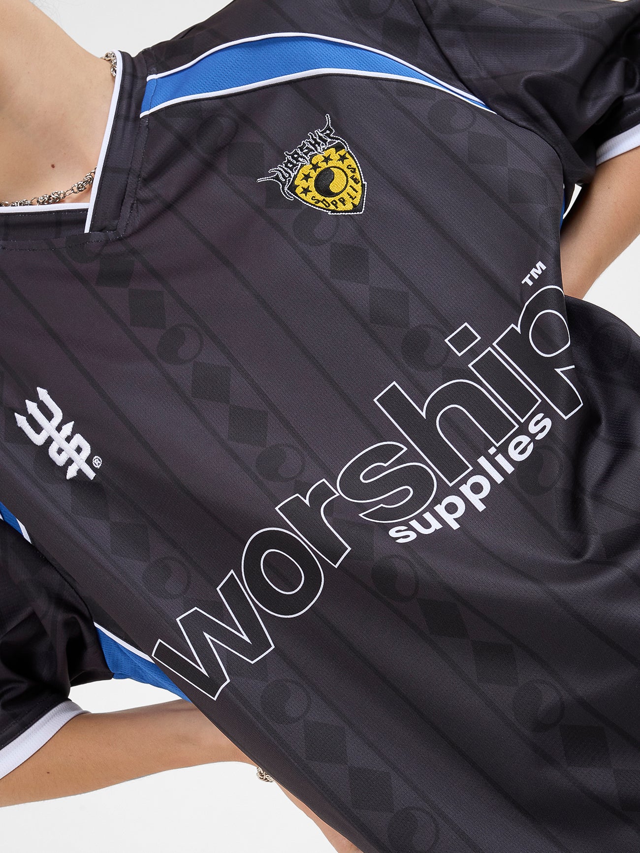 Fever V Neck Football Jersey - Black - Image 6