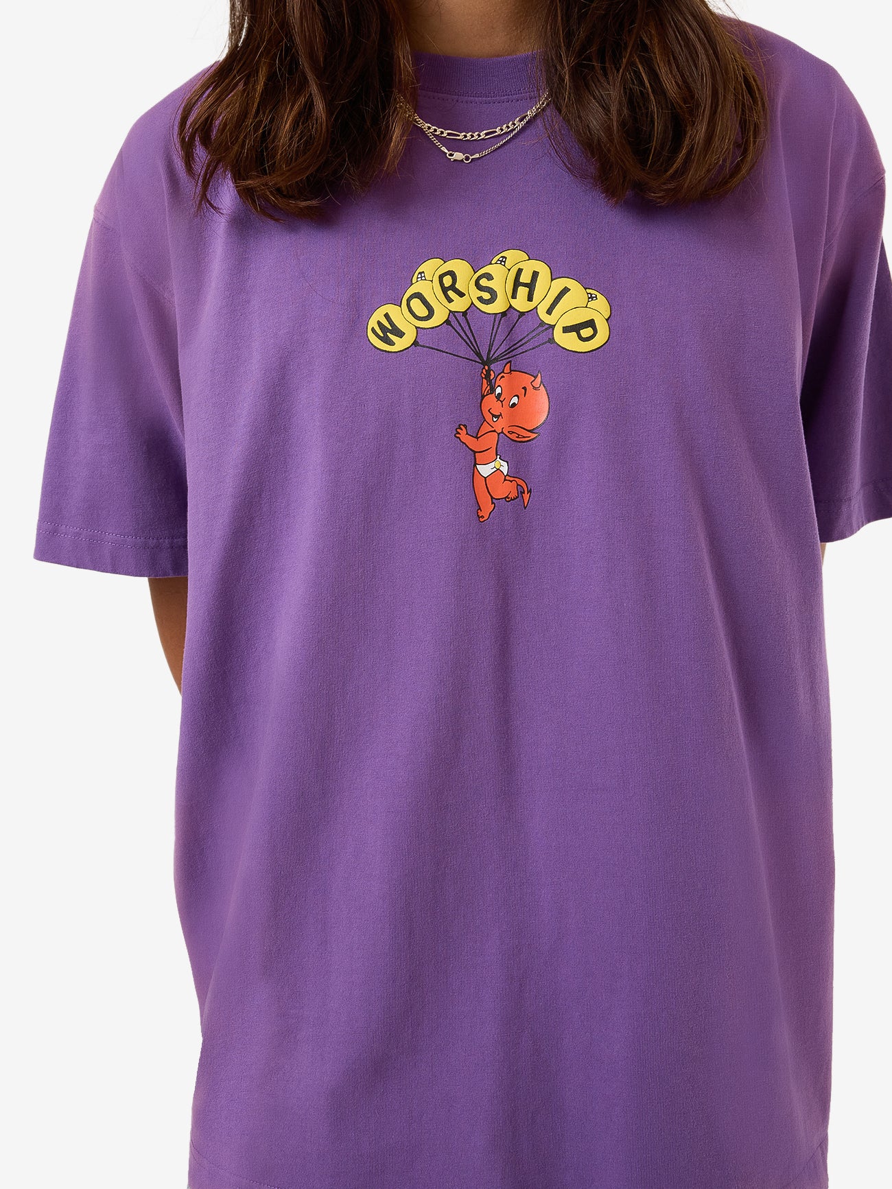Floater Vintage Tee - Prism Violet Fade - Image 6