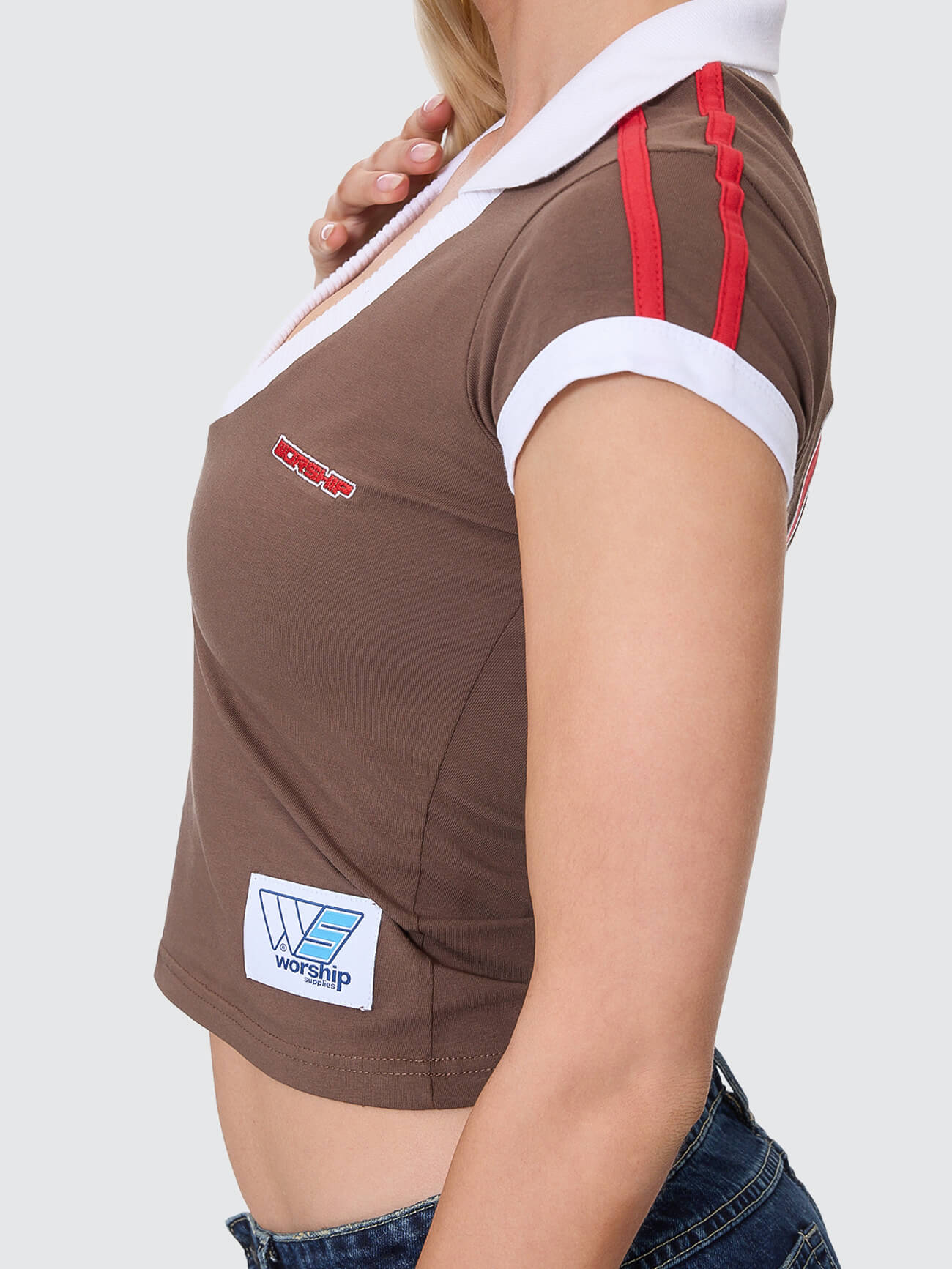 Football Baby Polo - Chocolate - Image 8