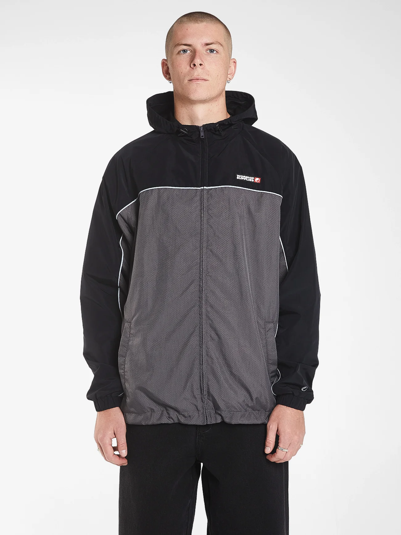 Forever Zip Anorak Jacket - Black