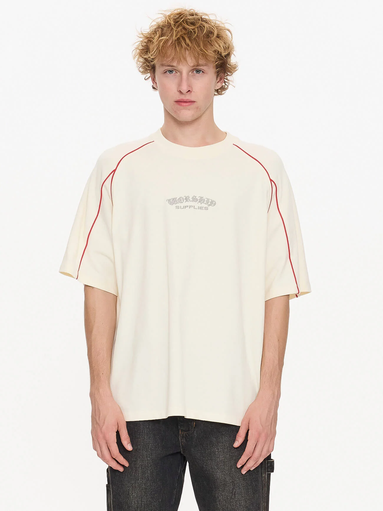 Frequency 2 Panel Oversize Raglan Tee - Zine