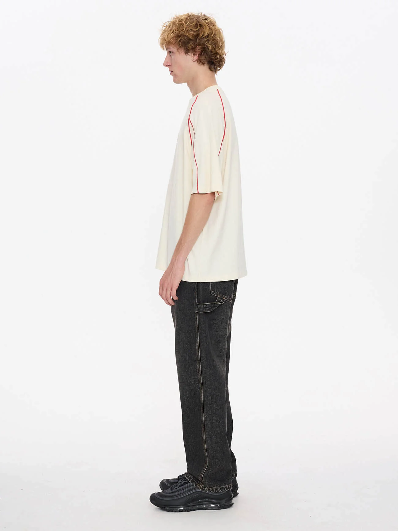 Frequency 2 Panel Oversize Raglan Tee - Zine - Image 3