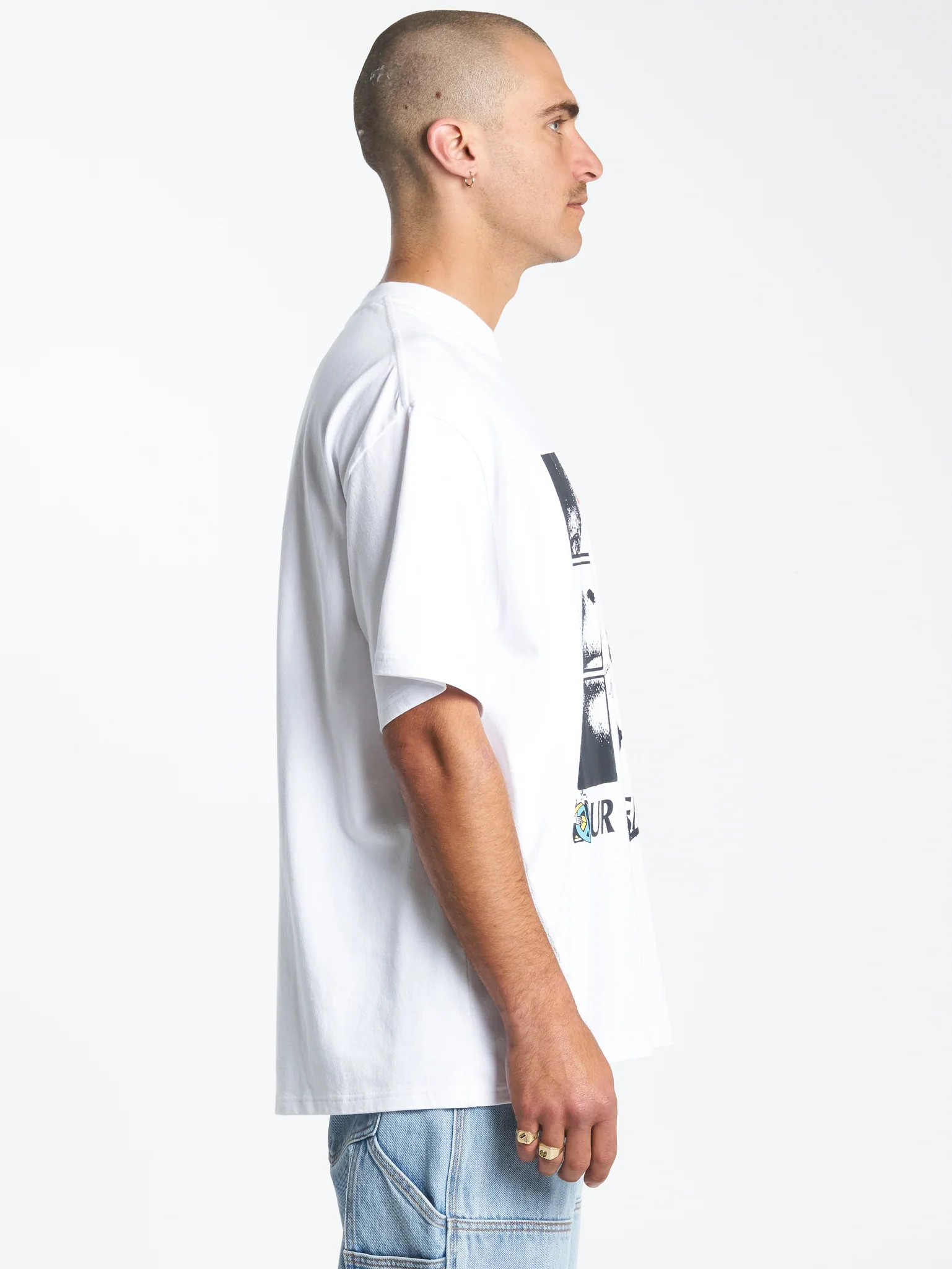 Friends Oversize Tee - White - Image 3