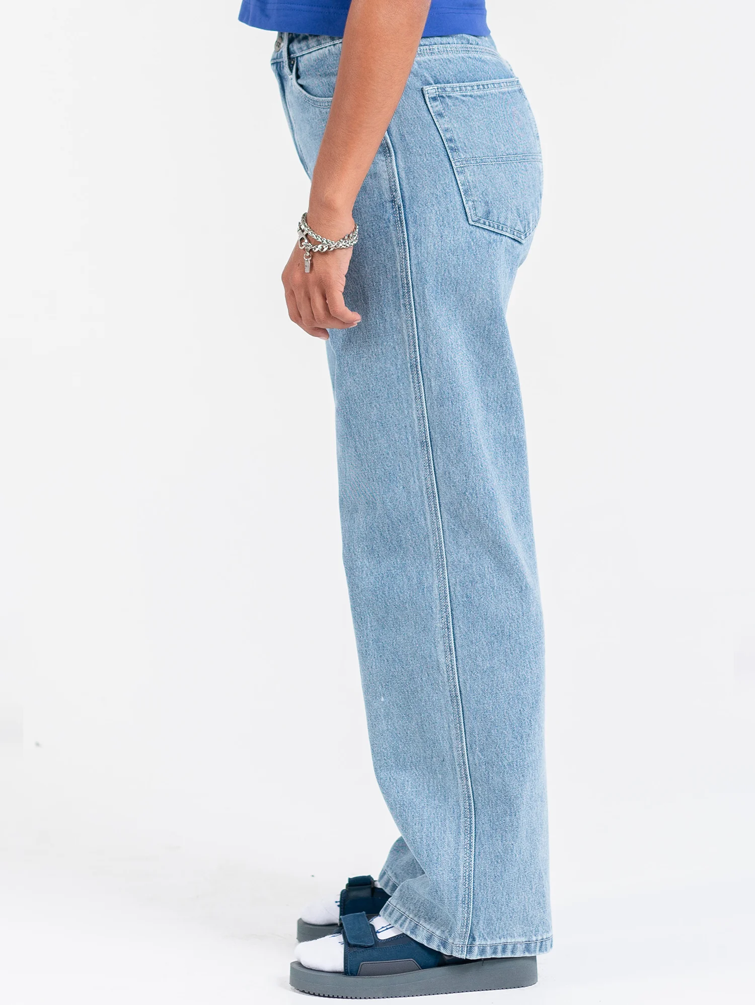 Fumbler Carpenter Baggy Jean - Spirit Blue - Image 4