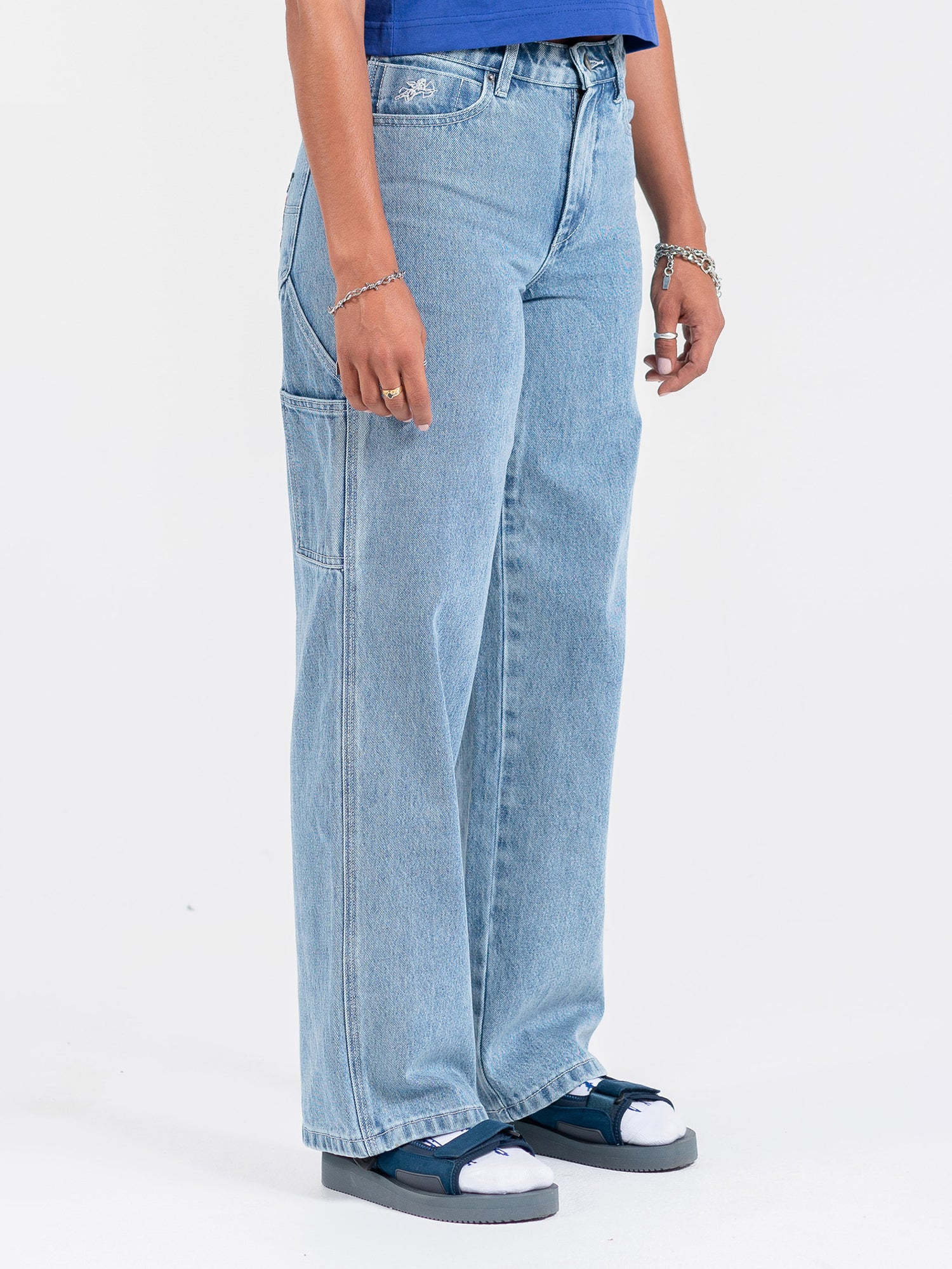 Fumbler Carpenter Baggy Jean - Spirit Blue - Image 8