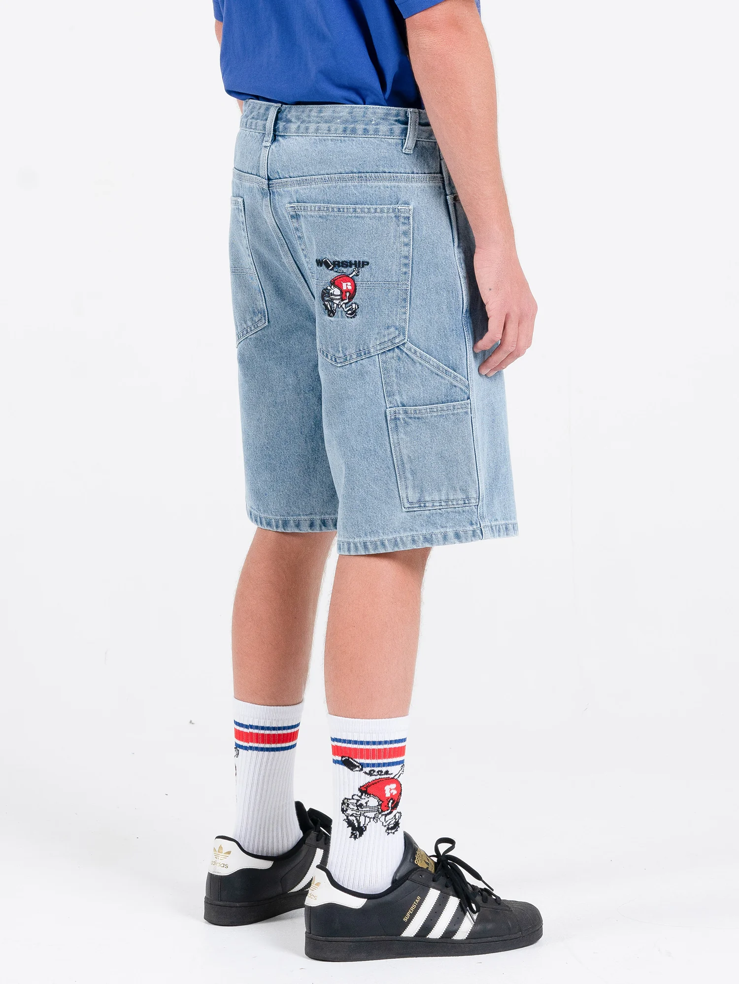 Fumbler Carpenter Jean Short - Spirit Blue - Image 6