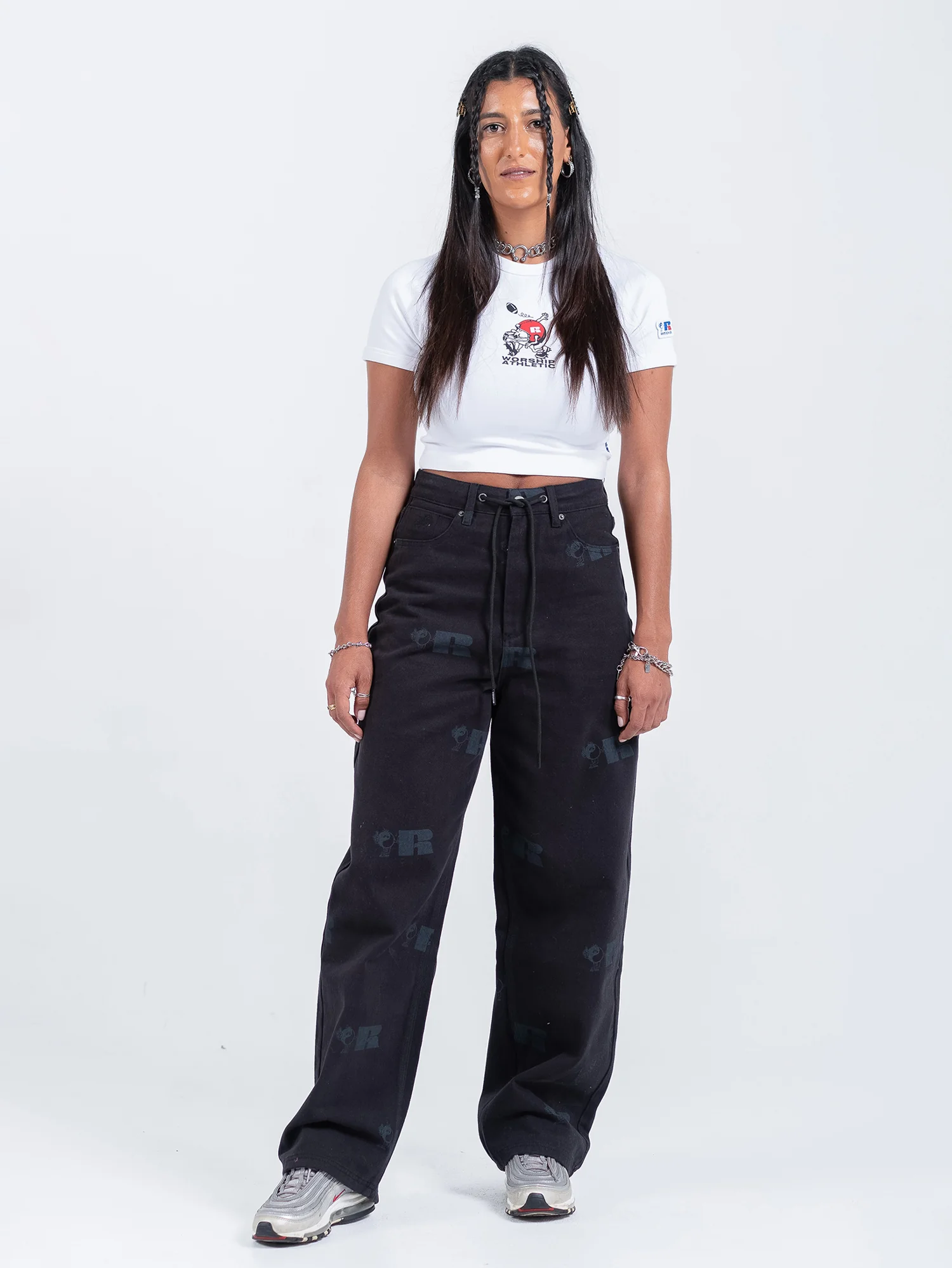 Fumbler Micro Ringer Tee - White - Image 9