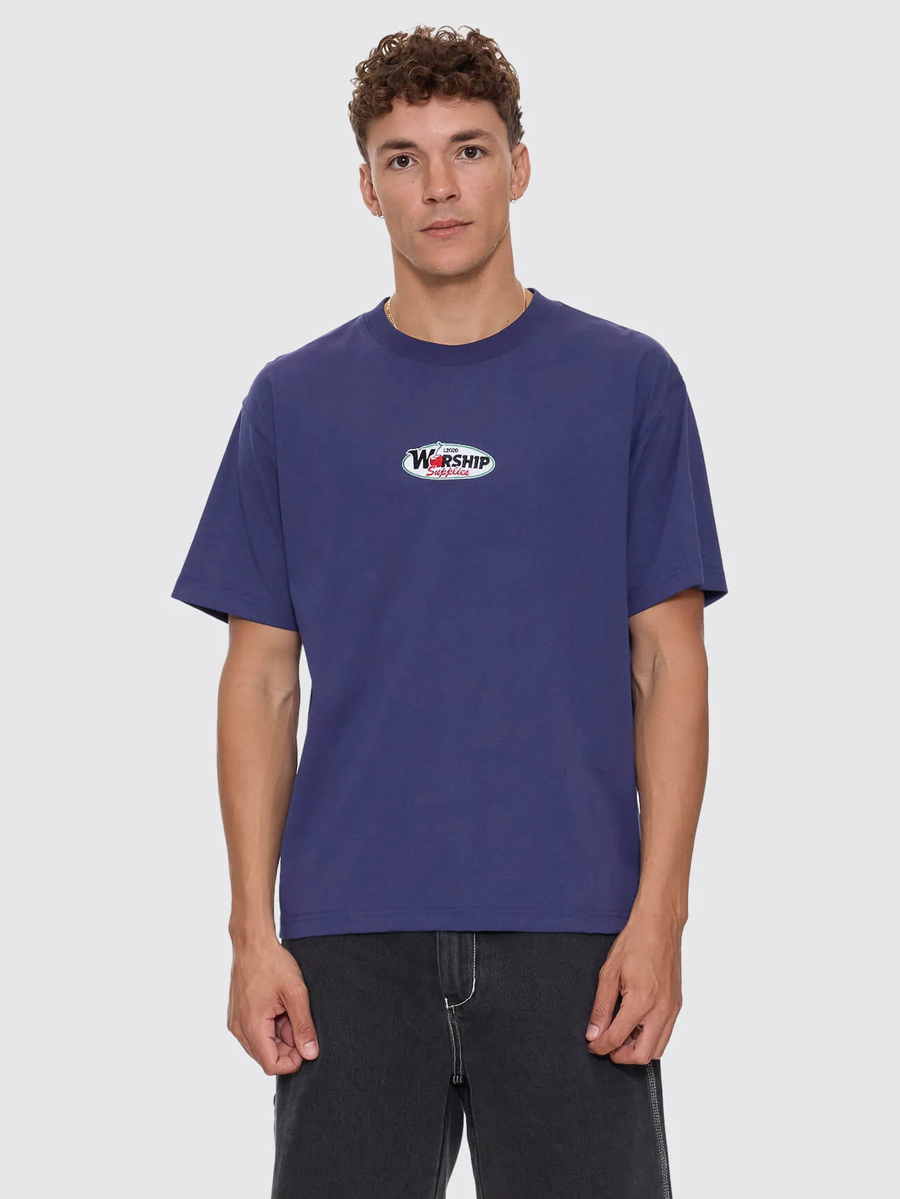 Glazed And Confused Regular Fit Tee - Medieval Blue