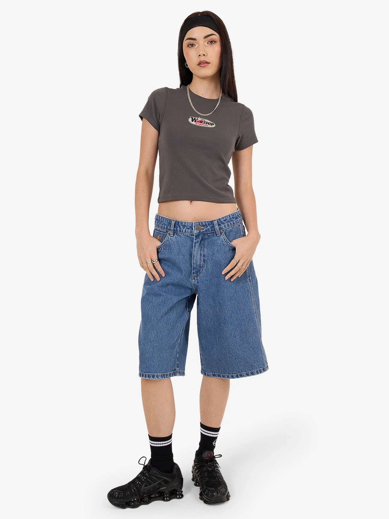 Glazed And Confused Slim Fit Tee - Worn Black - Image 4